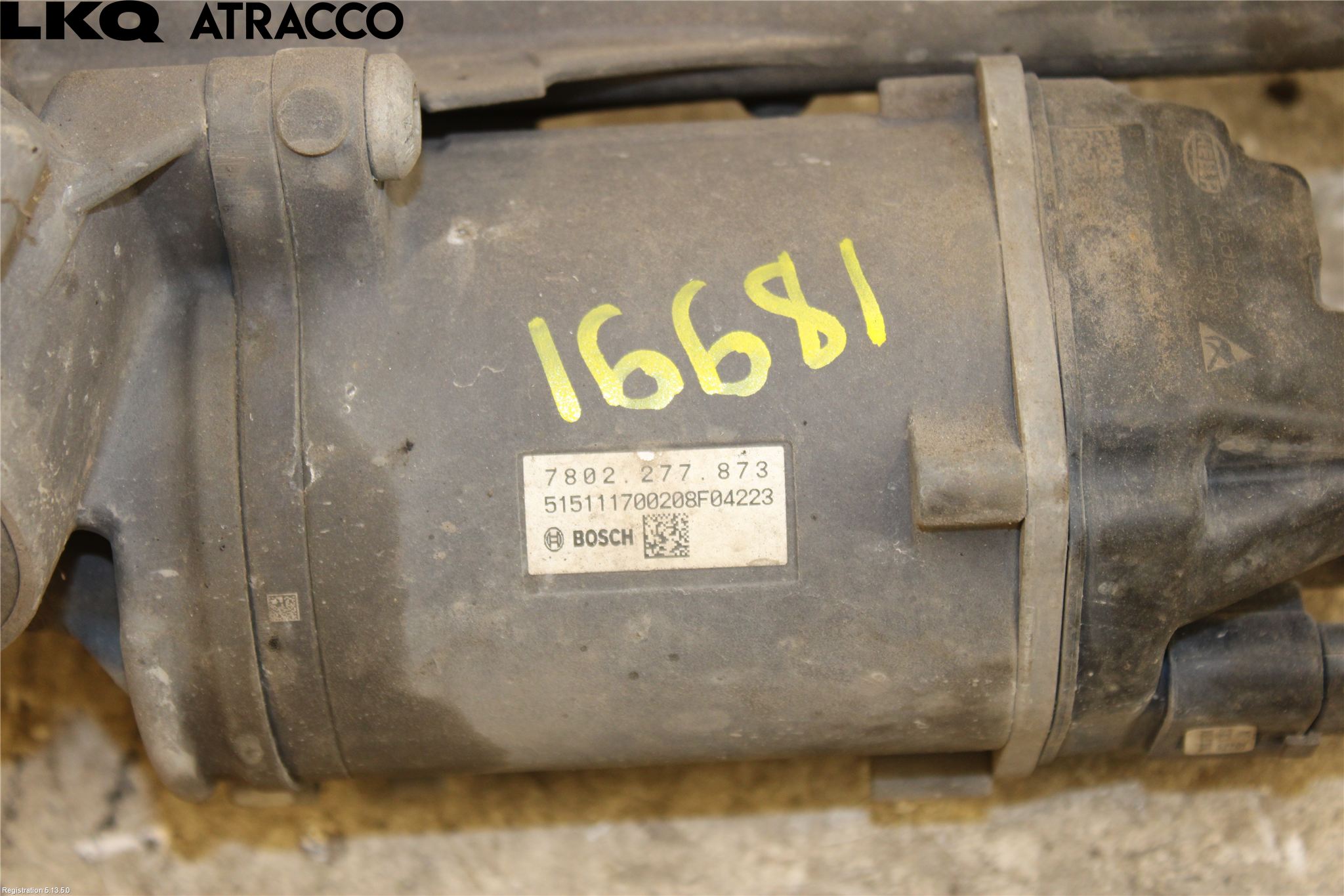 Volkswagen VW GOLF / E-GOLF VII 13-20 Servo Snekke - Tannstang