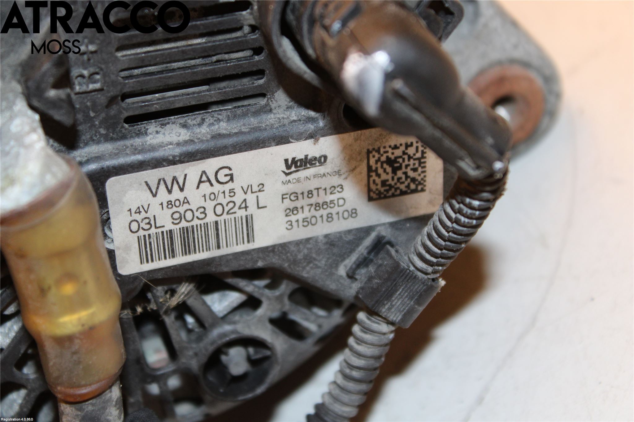 Volkswagen VW TRANSP/CARAVELLE (T5) 04-15 Dynamo