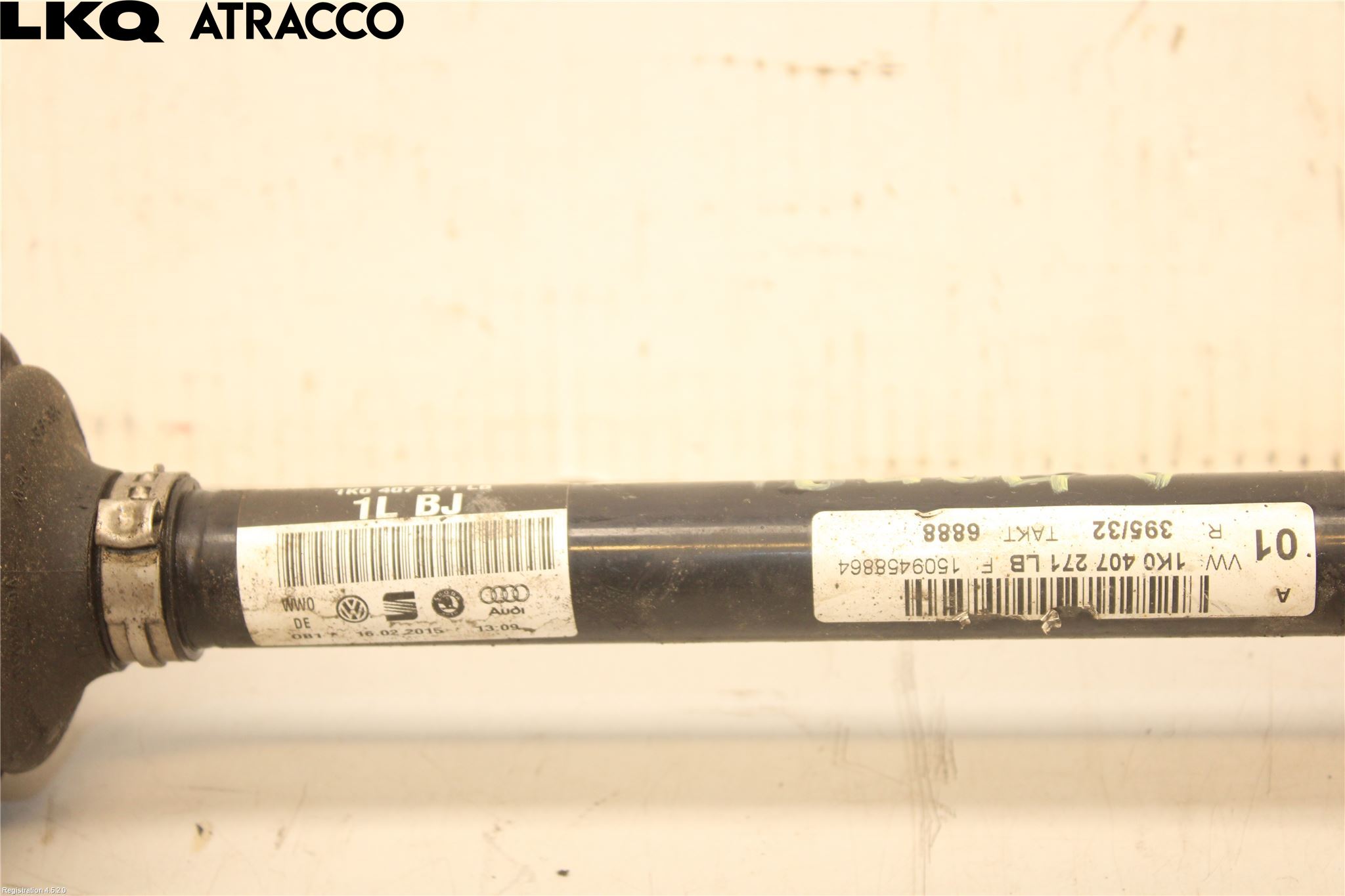 Volkswagen VW GOLF / E-GOLF VII 13-20 Drivaksel Foran Kompl Venstre