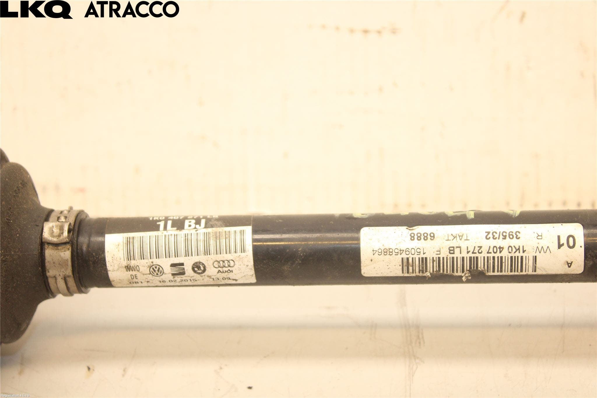 Volkswagen VW GOLF / E-GOLF VII 13-20 Drivaksel Foran Kompl Venstre