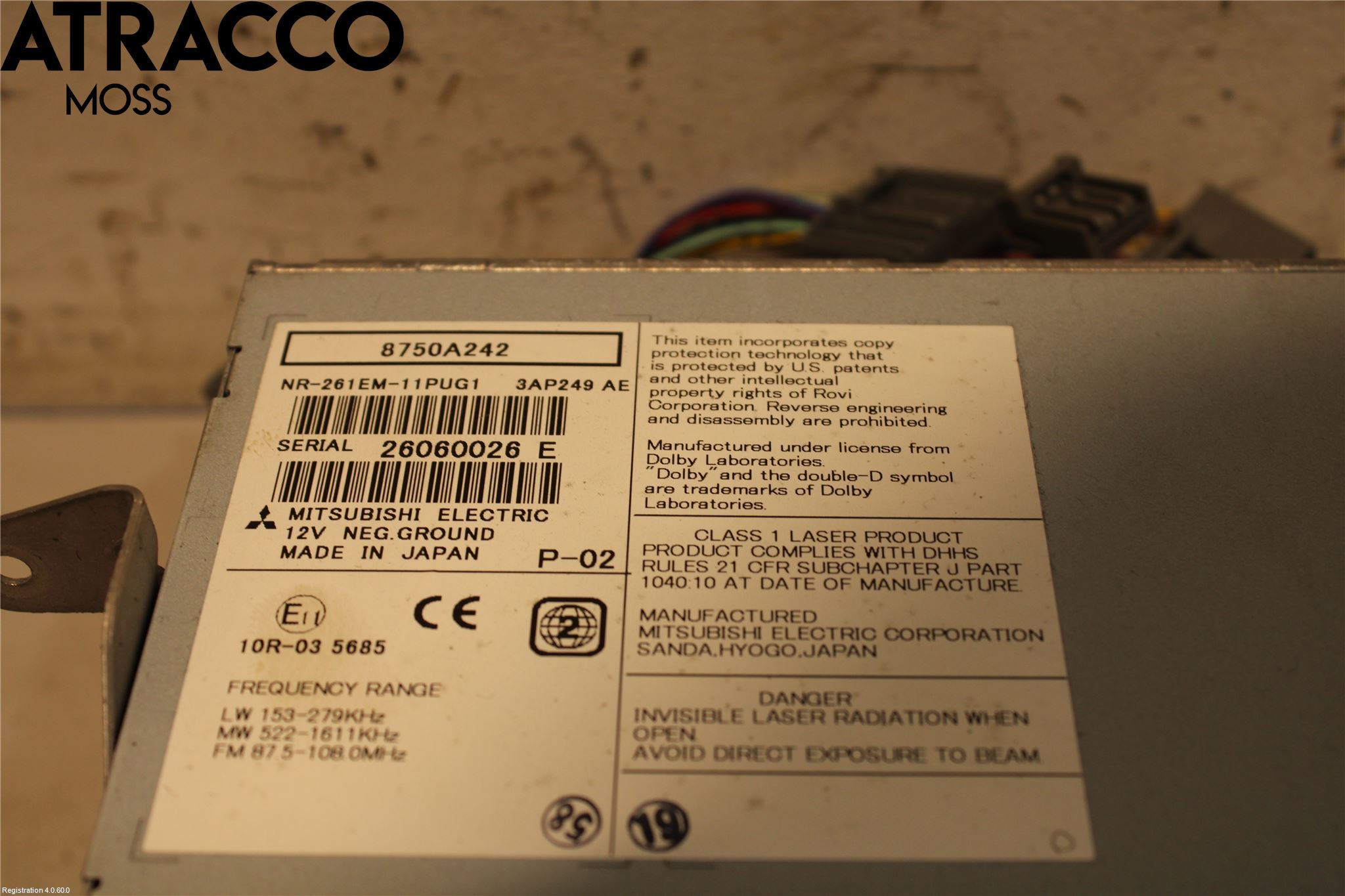 Peugeot 4008 Stereo Radio Med Cd