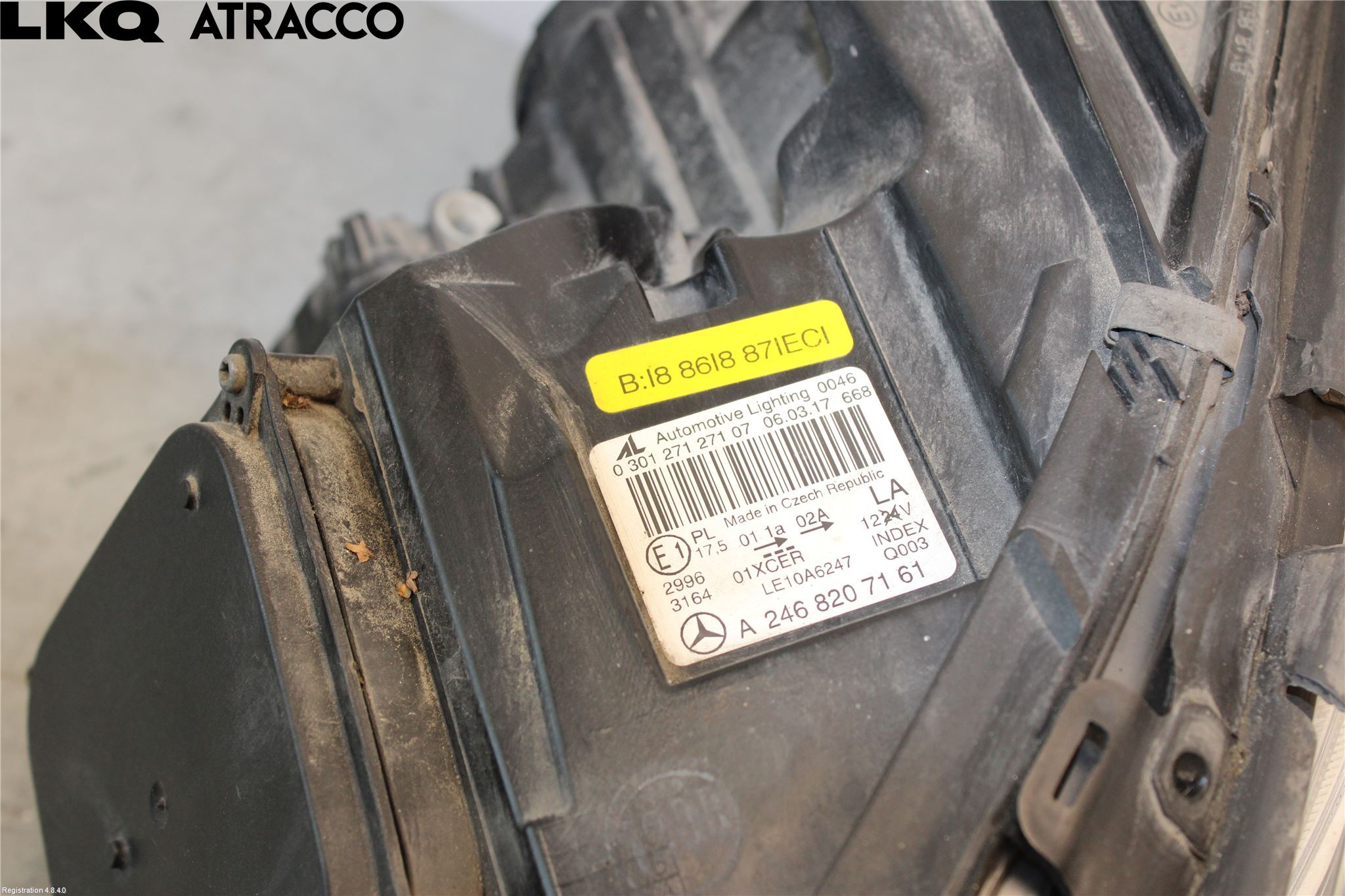 Mercedes-Benz MB B-KLASS (W246/W242) 12-19 Frontlykt Venstre