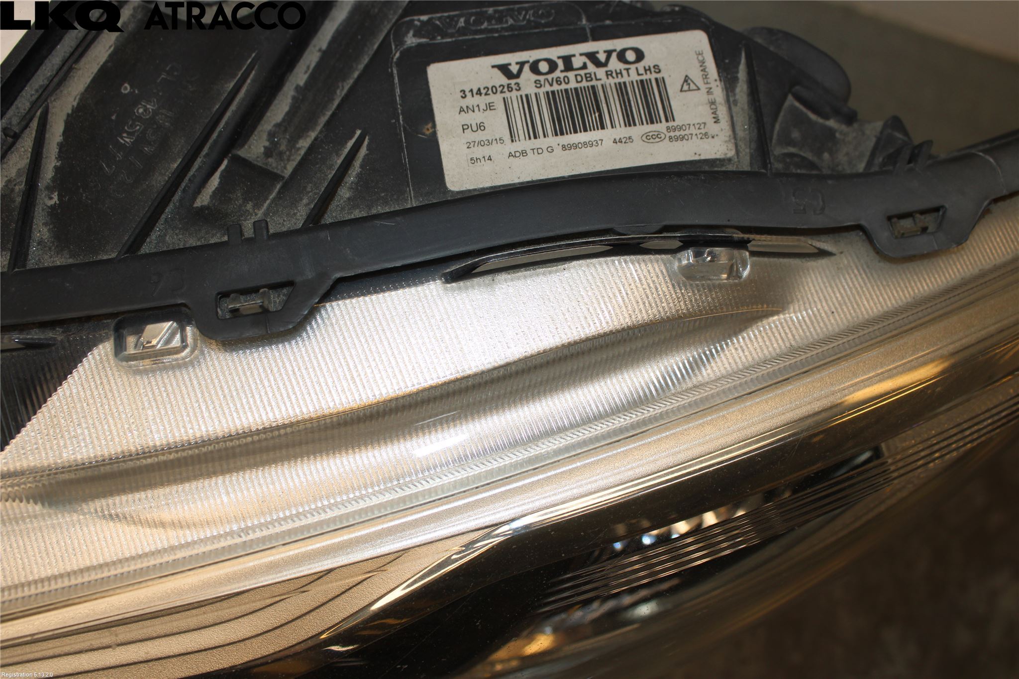 Volvo S60 14-18 Frontlykt Venstre