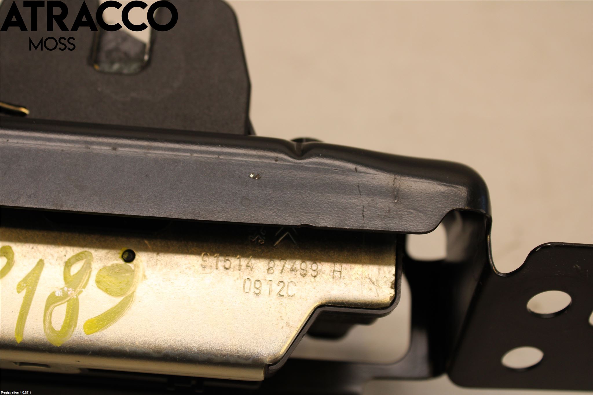 Peugeot 208 12-15 Bakluke-Lokk Låsekasse