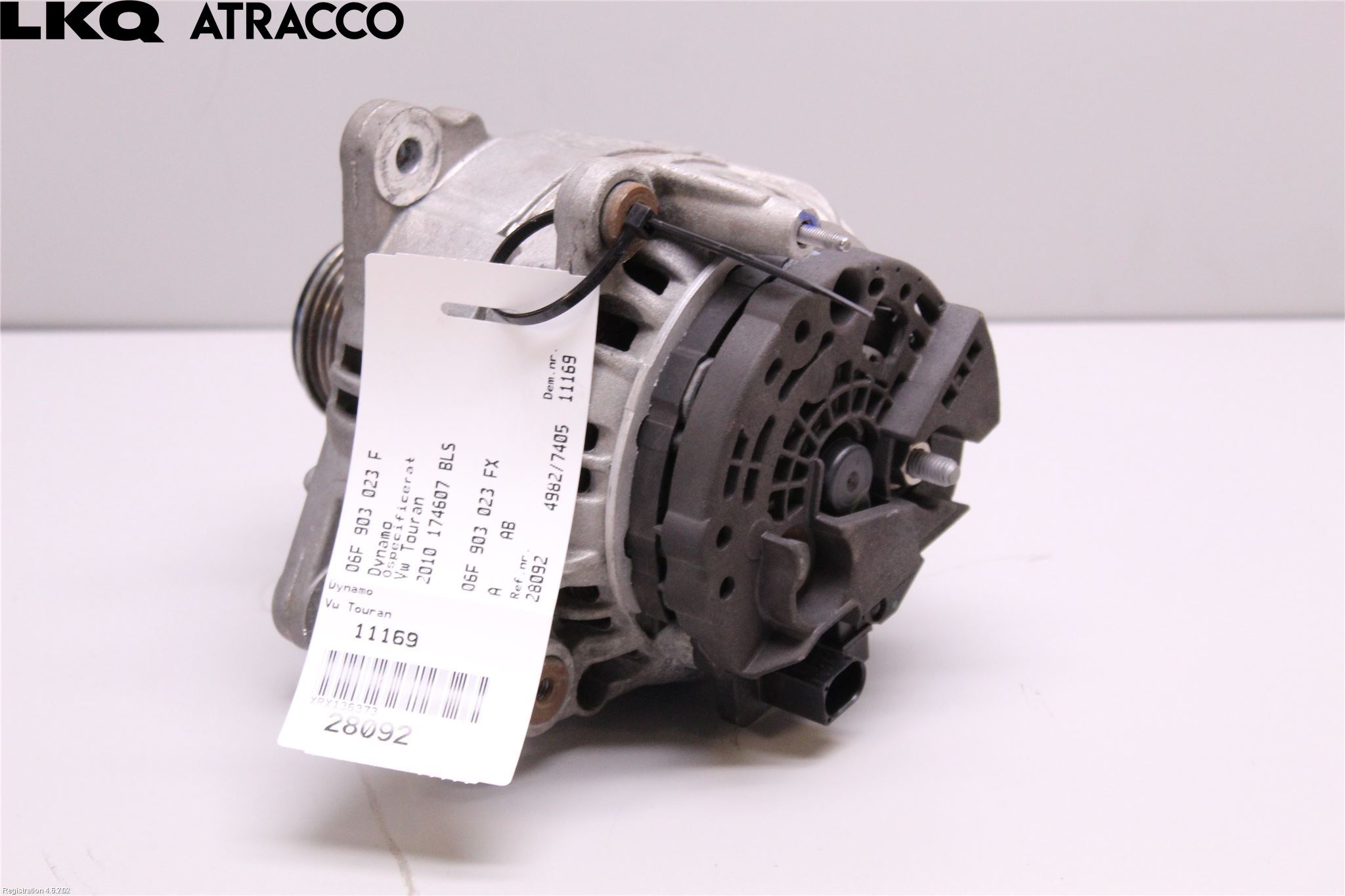 Volkswagen VW TOURAN 03-10 Dynamo