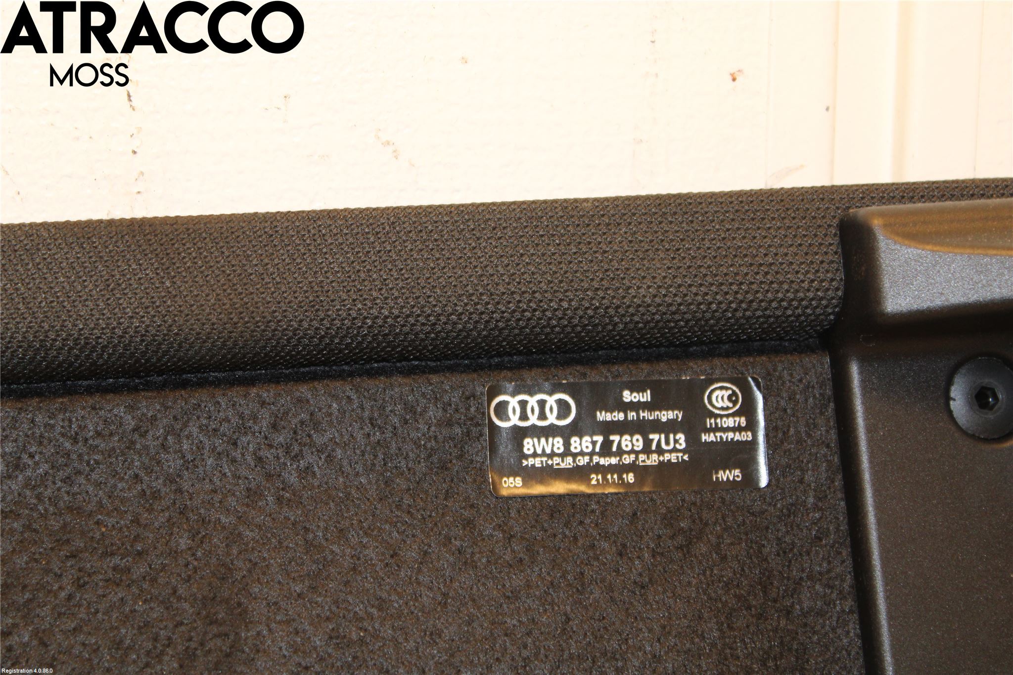 Audi A5 17- Innr Hattehylle