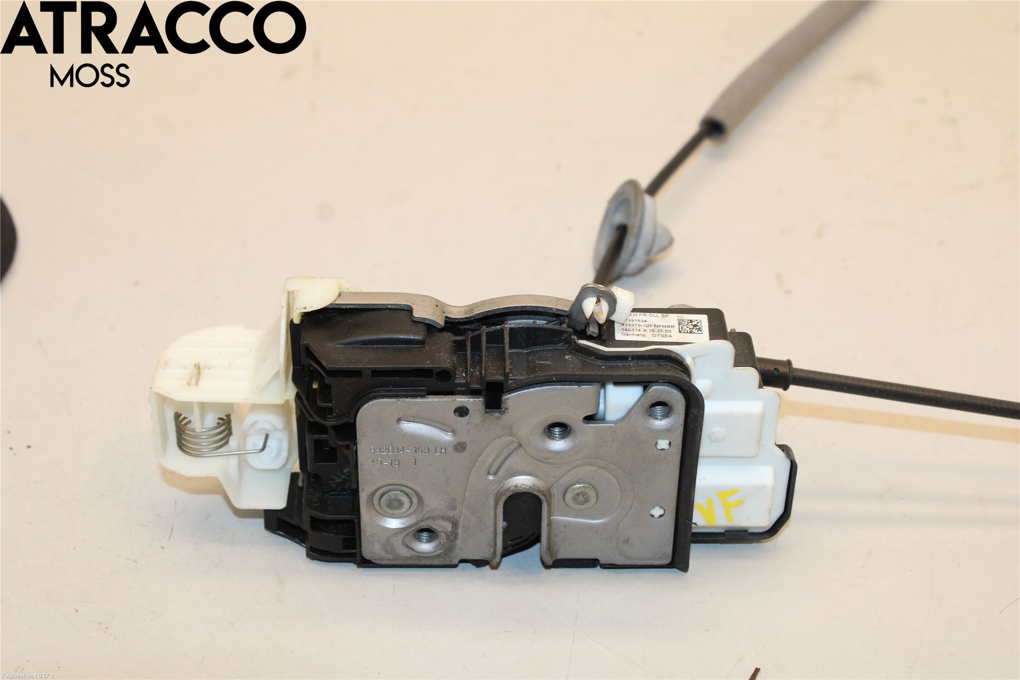 Volvo V40 12-19 Dørlås - Låsekasse