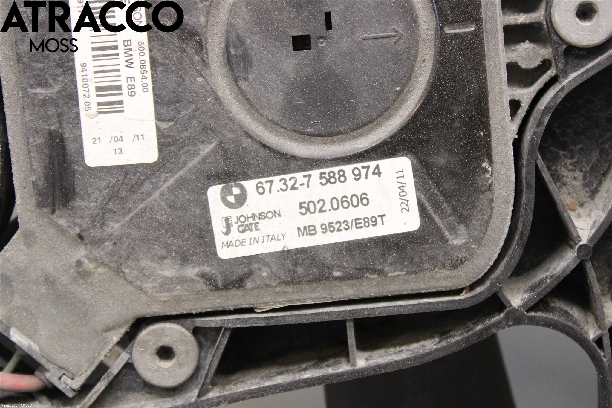 BMW X1 E84 10-15 Kjølevifte Elektrisk