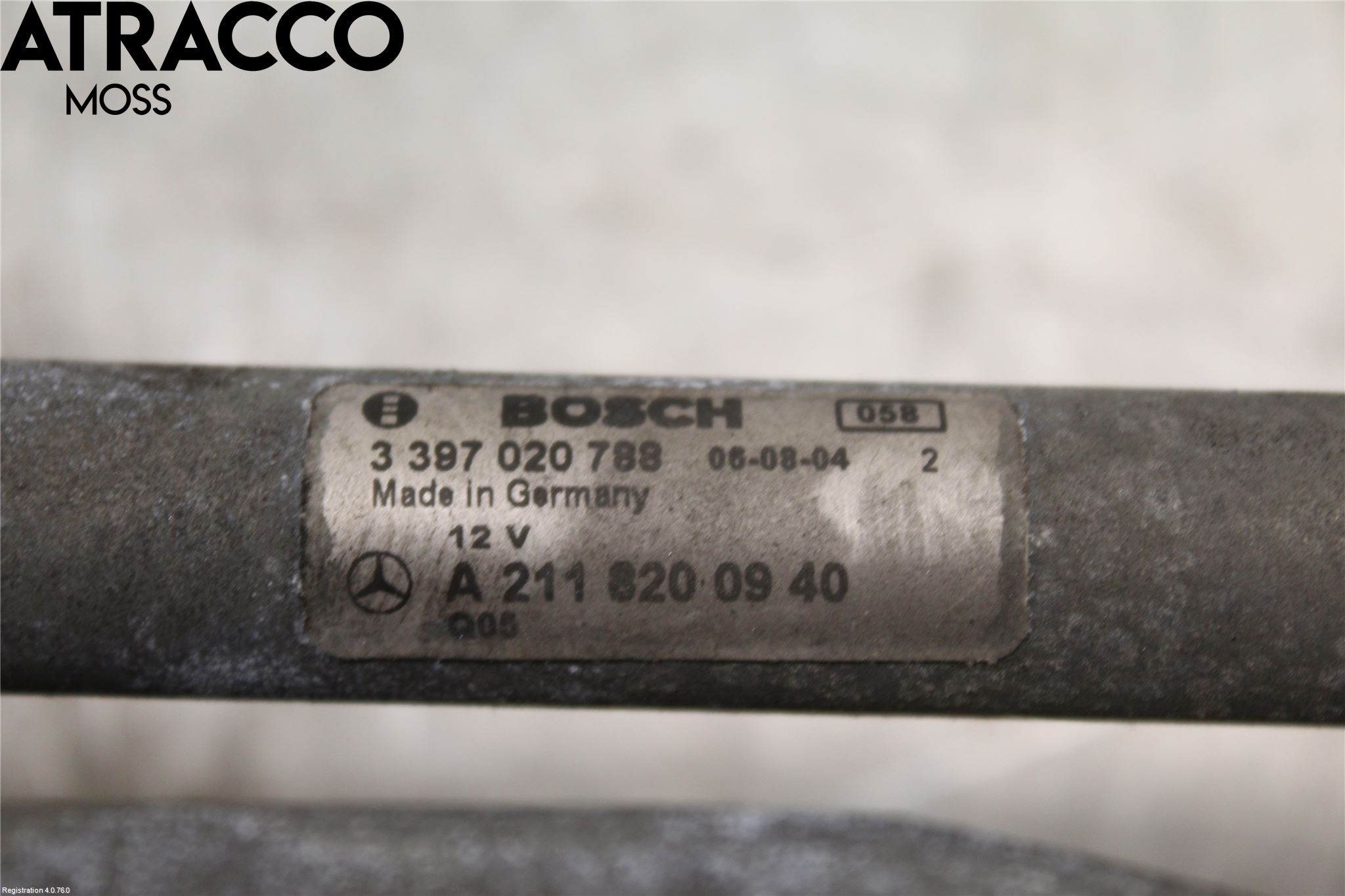 Mercedes-Benz MB E-KLASS (W211) 02-09 Viskeroverføring Frontrute