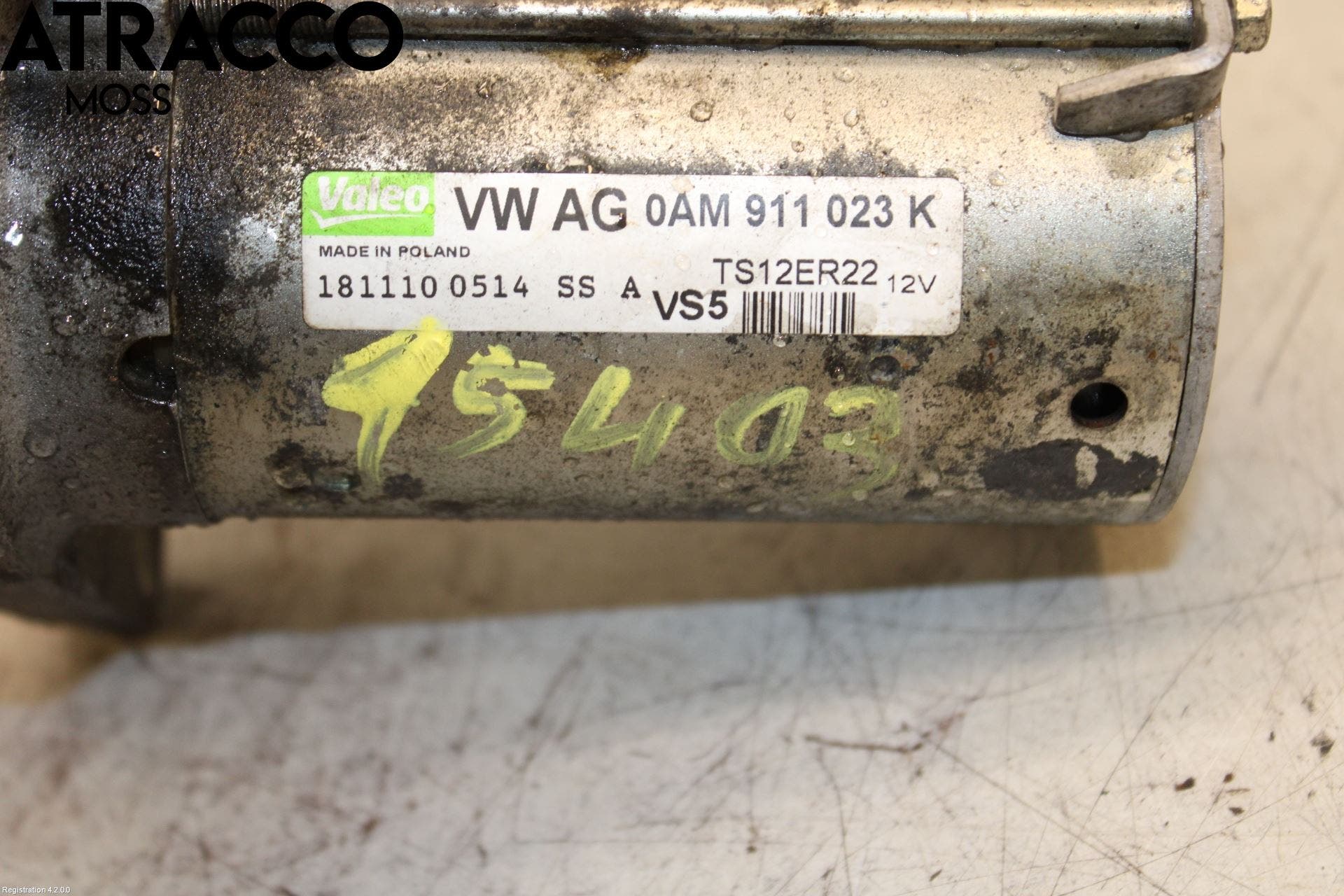 Skoda FABIA 07-14 Startmotor