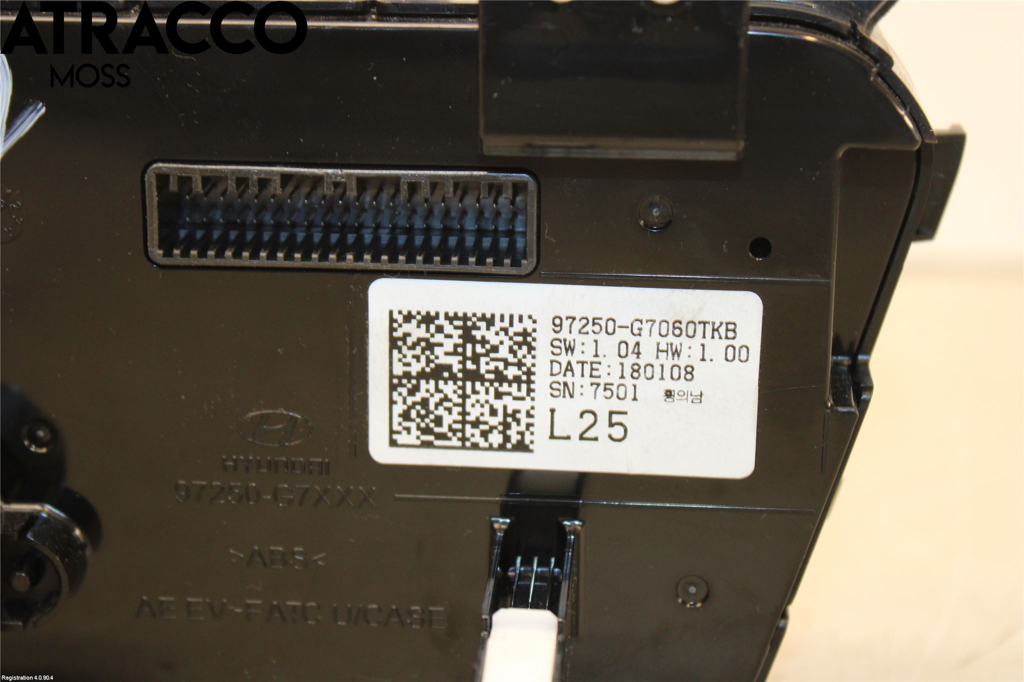 Hyundai IONIQ AE 17-22 Varme Ac Betjening-Display