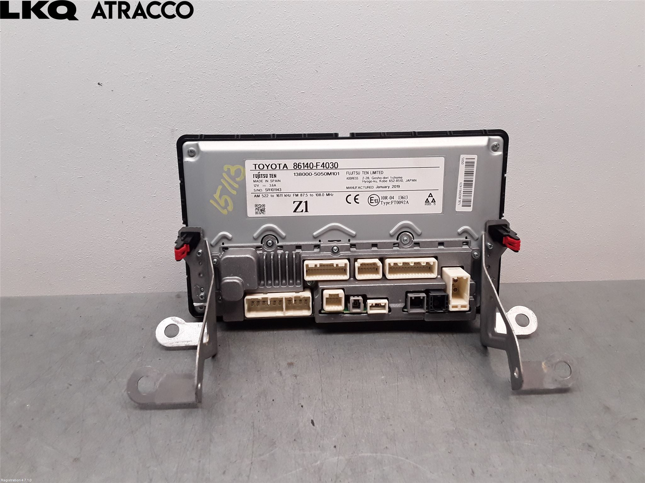 Toyota C-HR 16-23 Multifunktionsdisplay