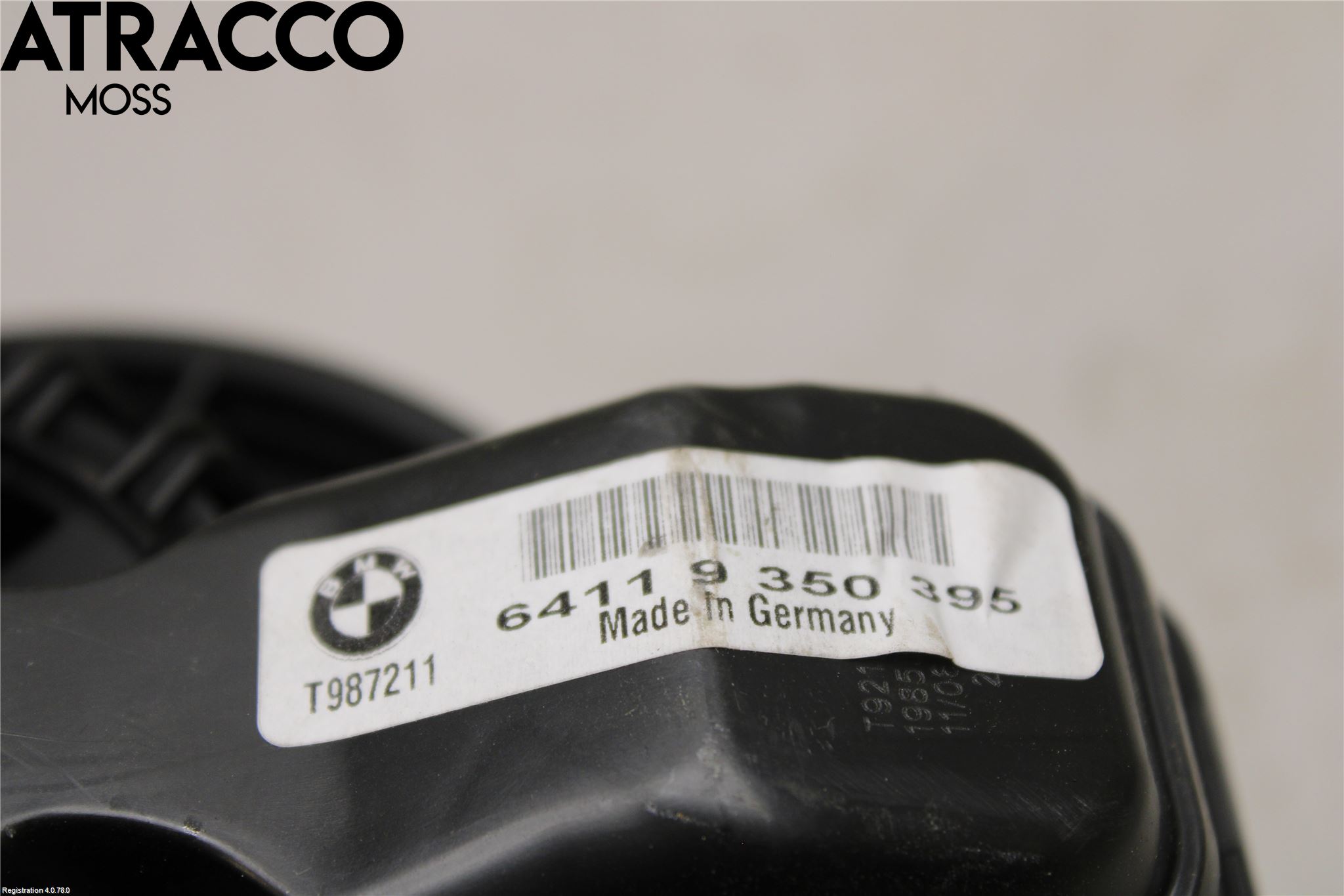 BMW 3 F30/F31/F80 12-19 Varmeapparat Viftemotor