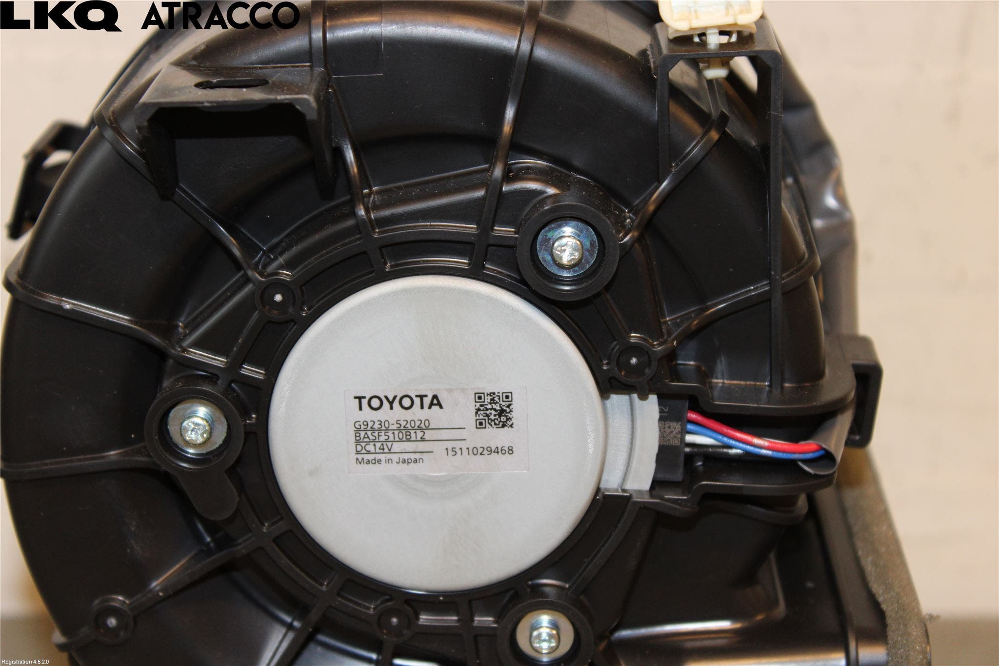 Toyota YARIS XP130 15-20 Varmeapparat Viftemotor