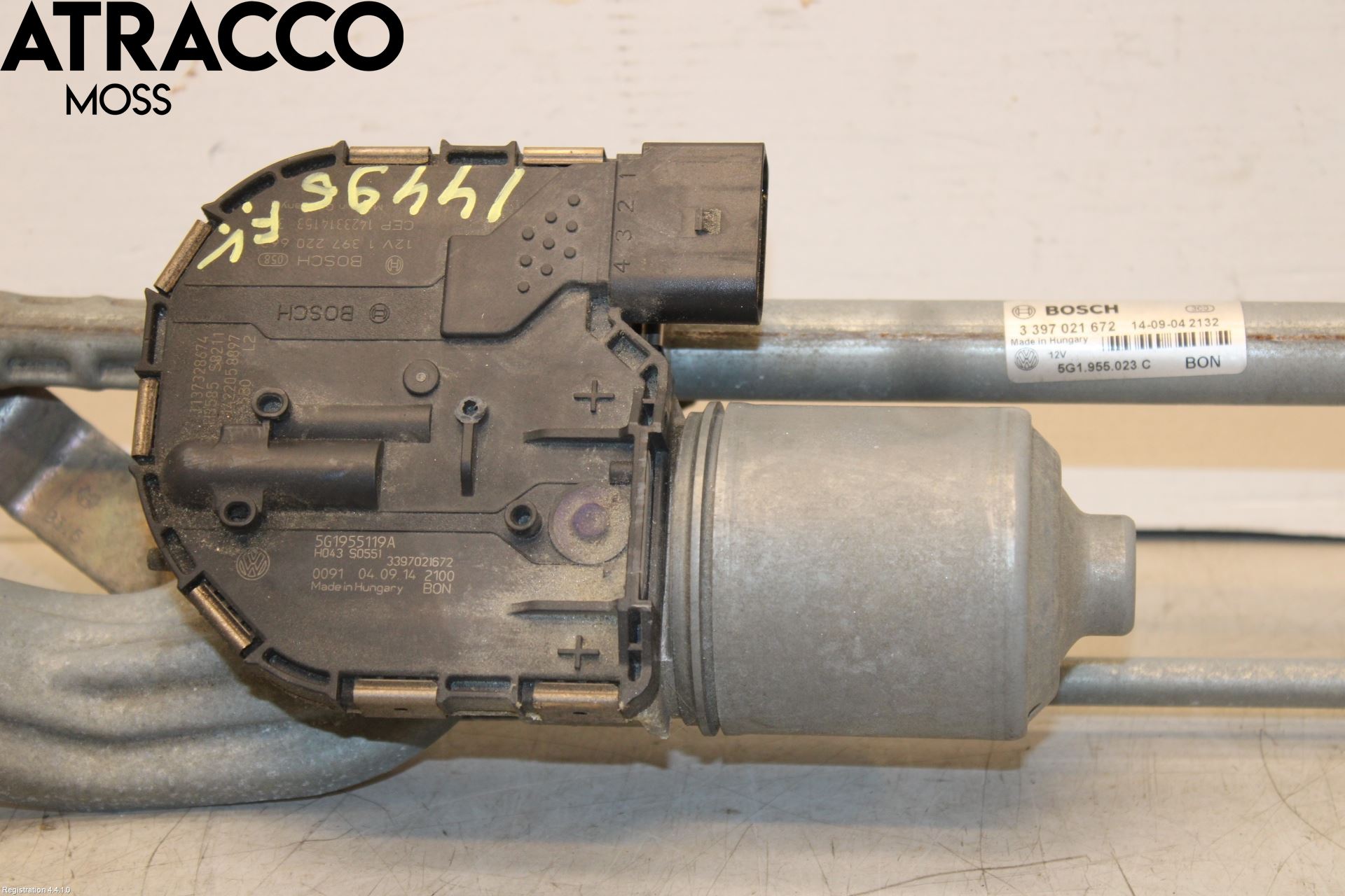 Volkswagen VW GOLF PLUS/CROSS GOLF 04-14 Viskermotor Frontrute