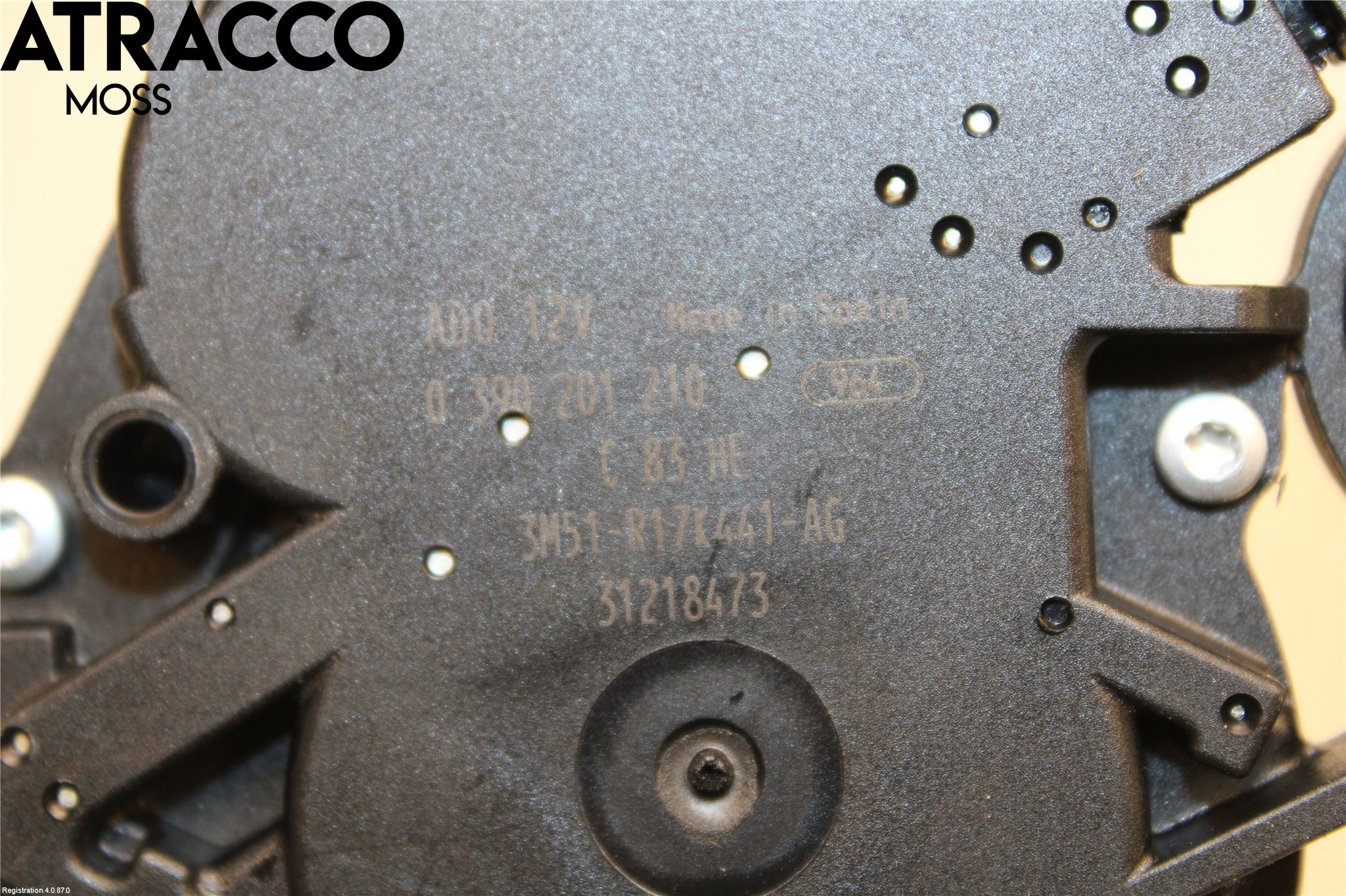 Ford MONDEO 07-15 Viskermotor Bakluke