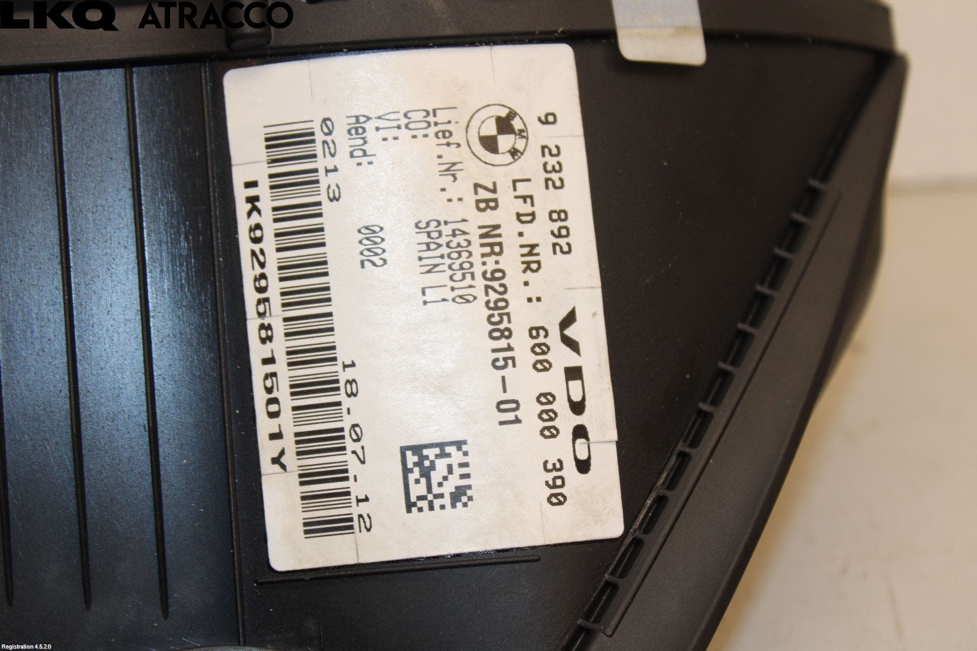 BMW 1 F20/F21 11-19 Instr Kombinert