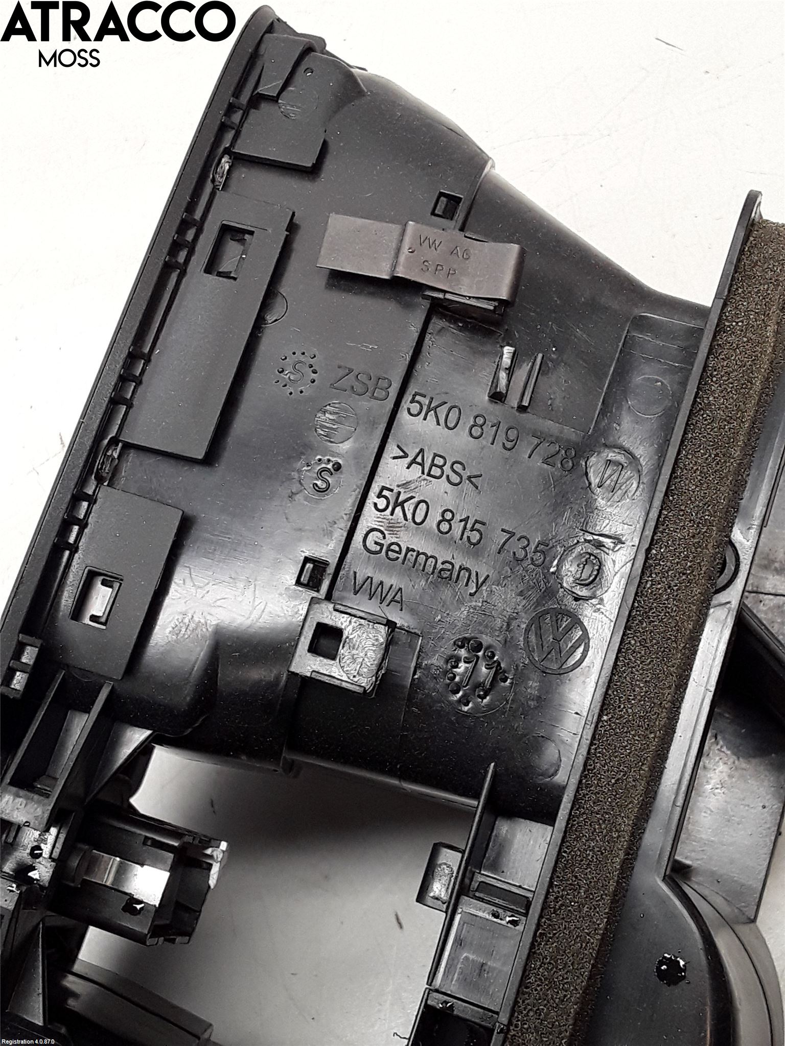 Volkswagen VW GOLF VI 09-13 Dashbord Kanal - Dyse