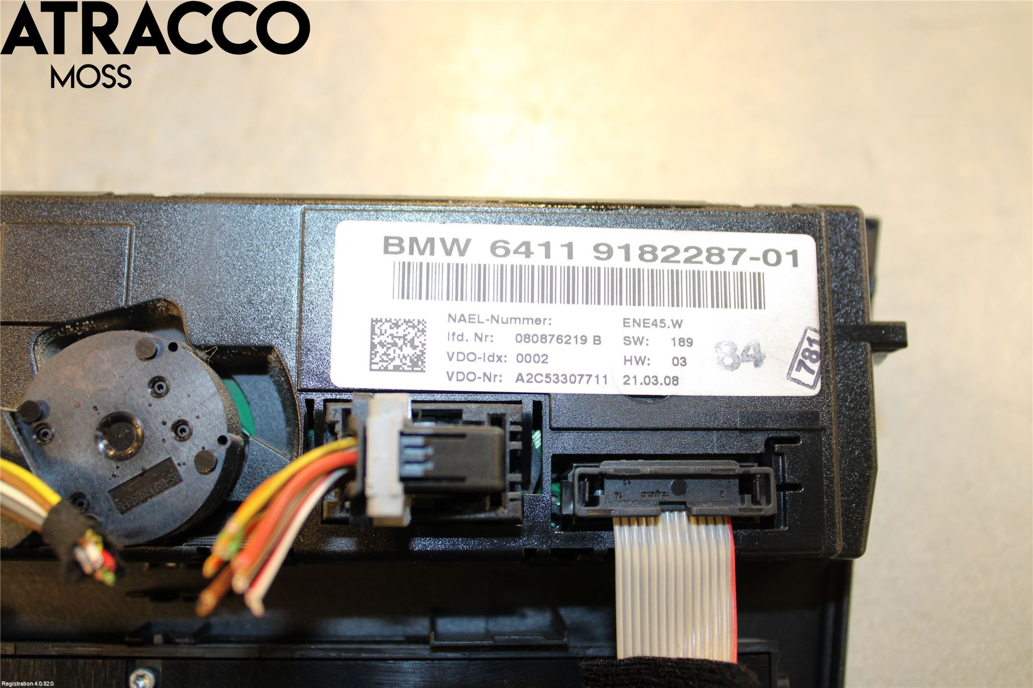 BMW 1 E87/81 5D/3D 03-11 Varme Ac Betjening-Display