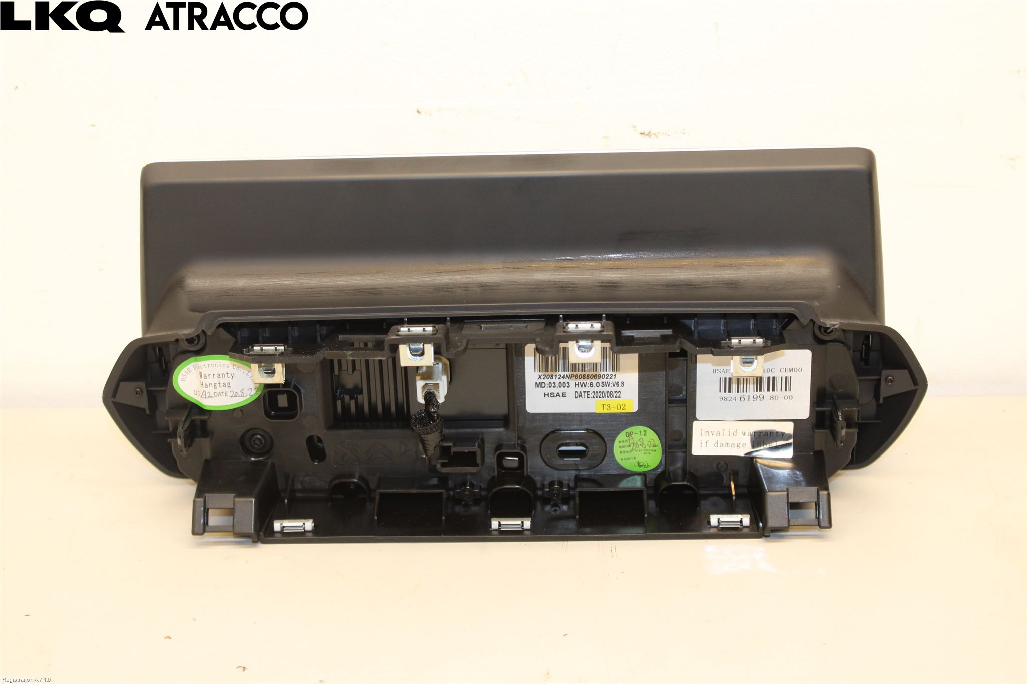 Peugeot 2008/E-2008 20- Multifunktionsdisplay