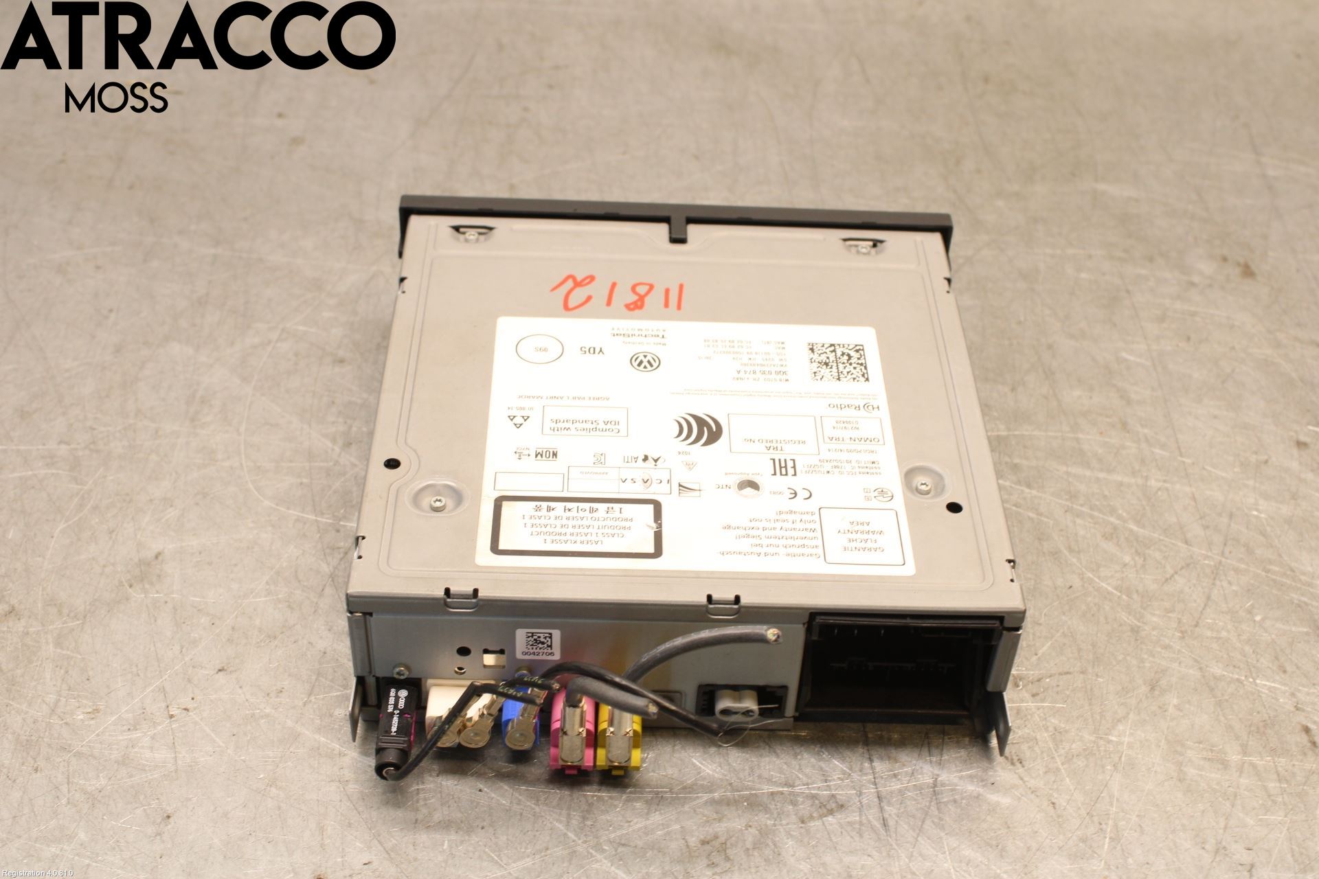 Volkswagen VW GOLF / E-GOLF VII 13-20 Stereo Radio Med Cd