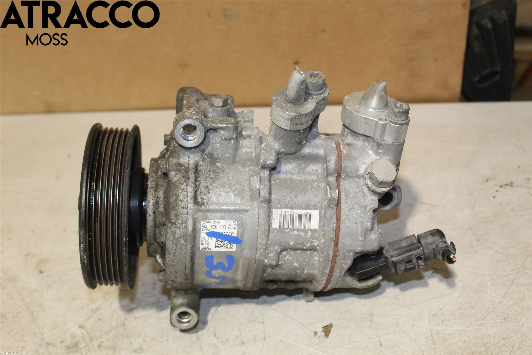 Volkswagen VW GOLF / E-GOLF VII 13-20 Varme Ac Kompressor