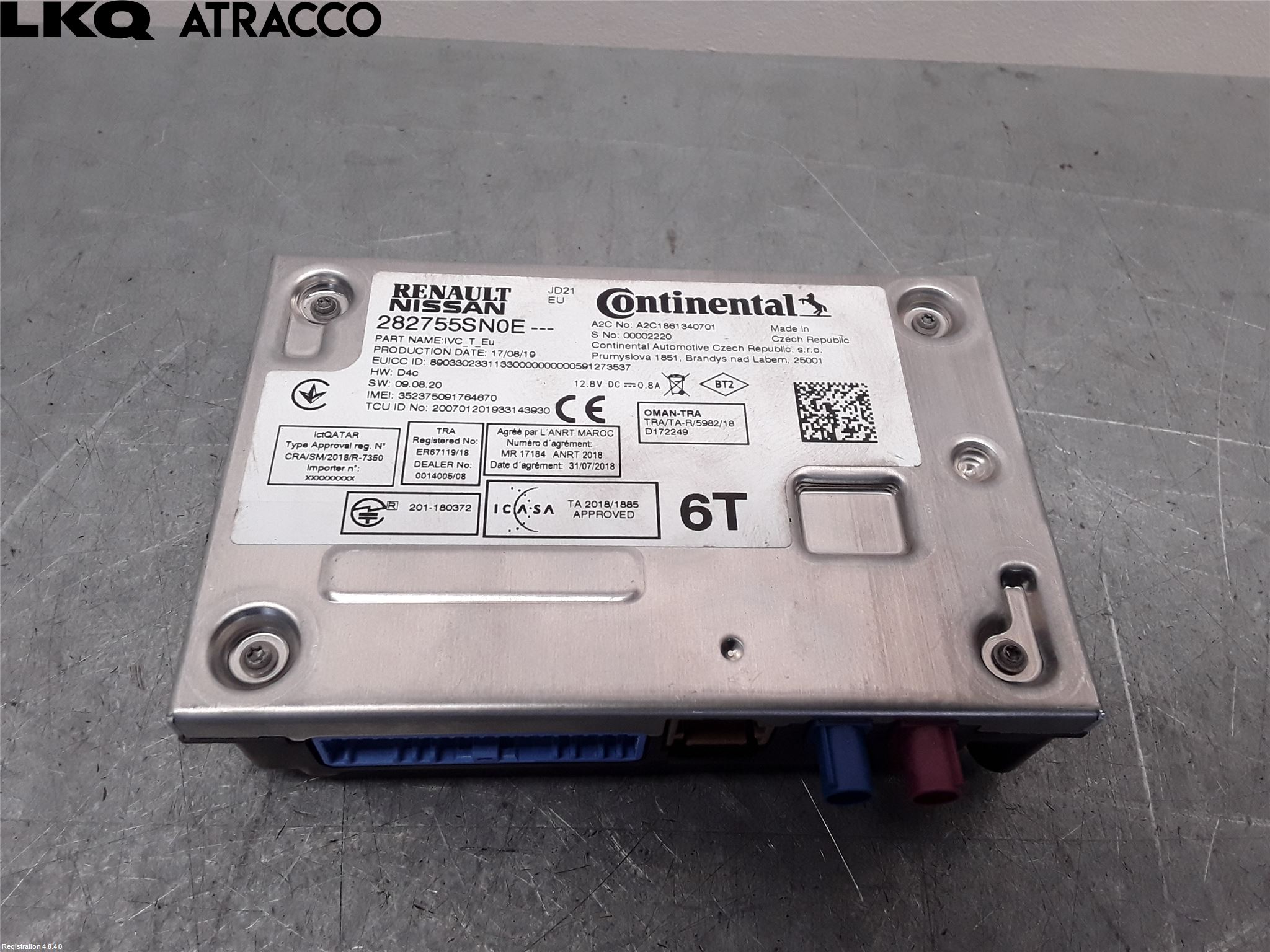 Nissan LEAF 18- Styreenhet Øvrig