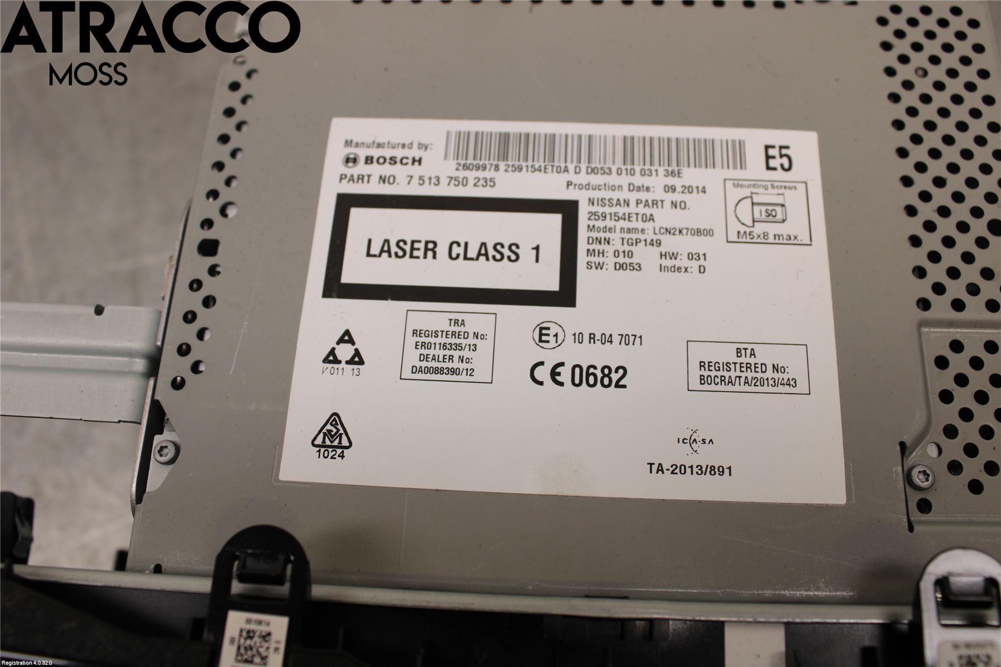 Nissan X-TRAIL 14-21 Stereo Radio Med Cd