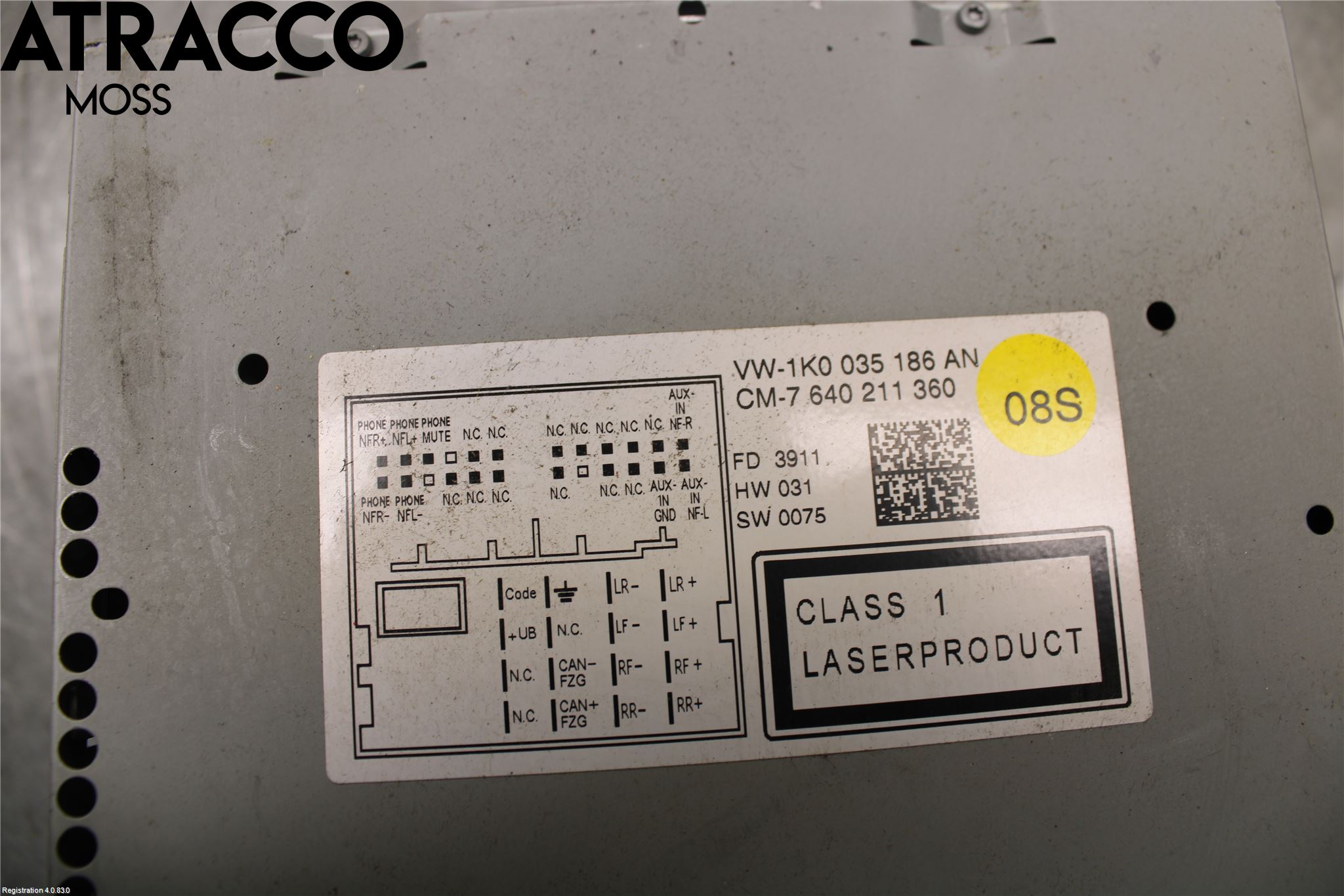 Volkswagen VW CADDY 11-15 Stereo Radio Med Cd