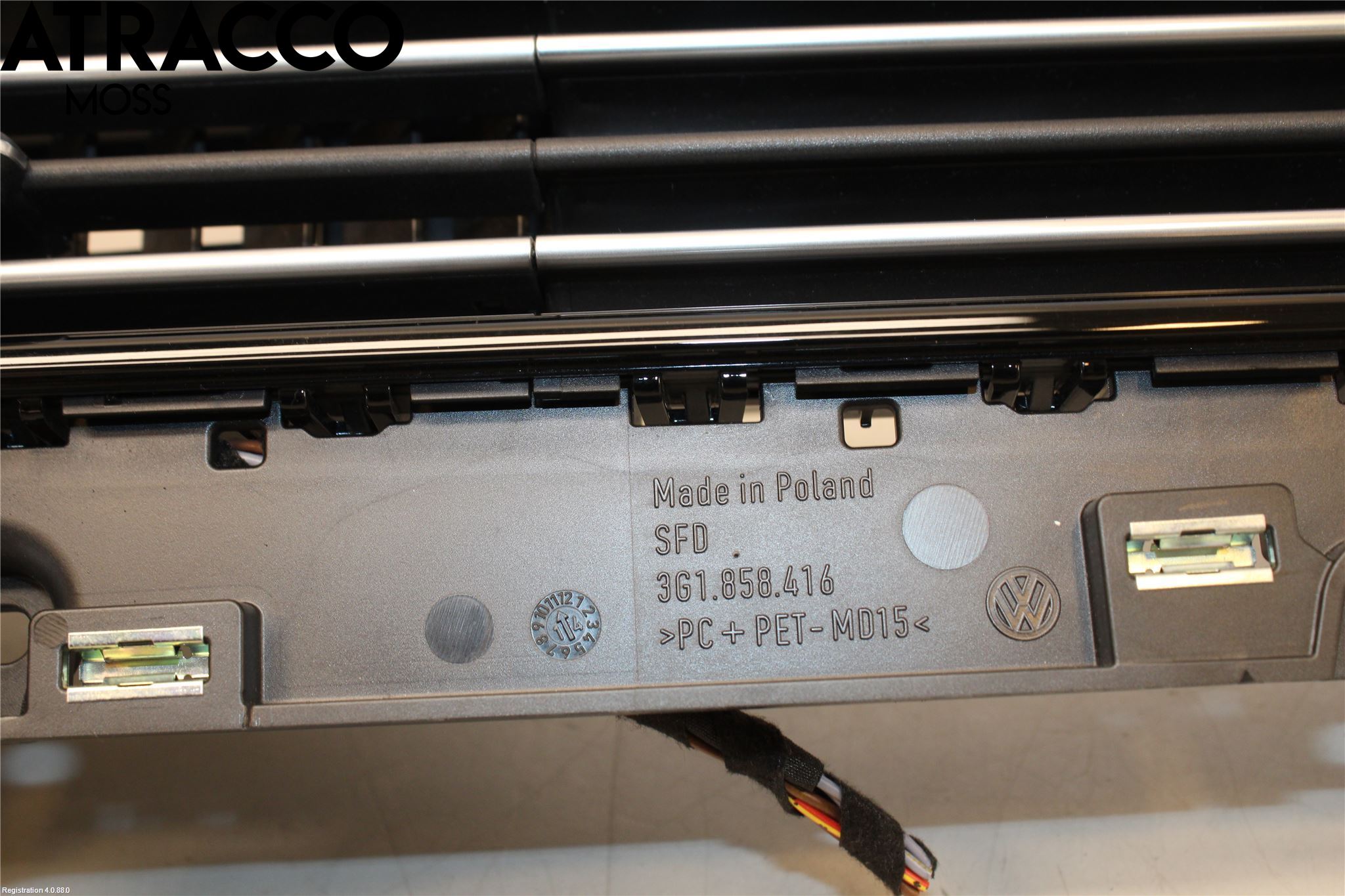 Volkswagen VW PASSAT 15-19 Dashbord Kanal - Dyse