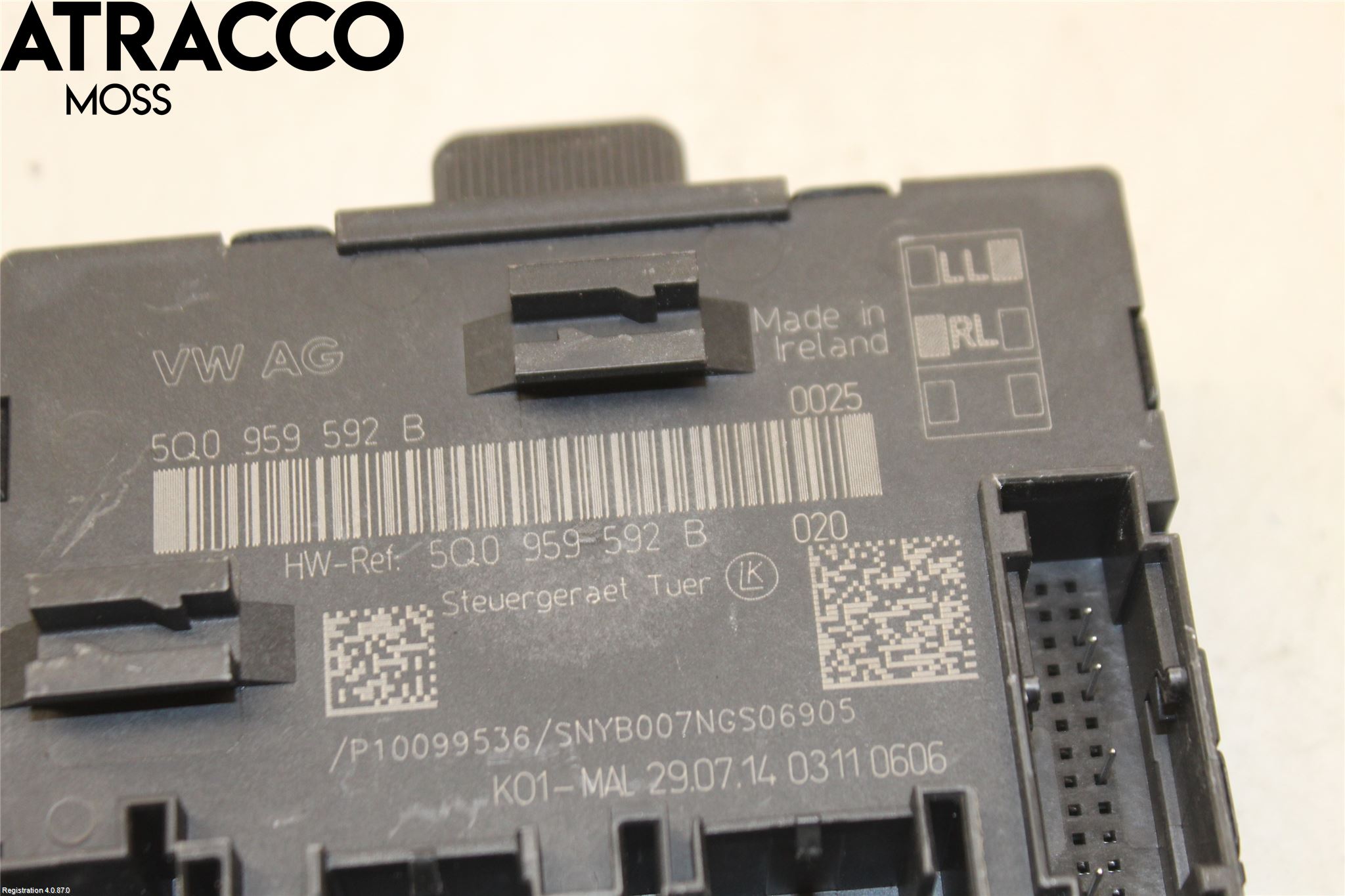 Volkswagen VW GOLF / E-GOLF VII 13-20 Styreenhet Dør