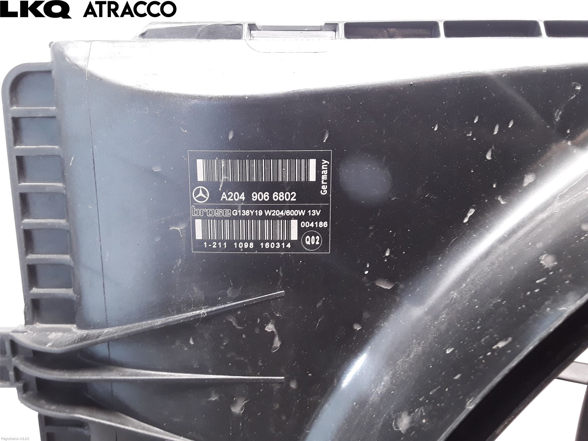 Mercedes-Benz MB B-KLASS (W246/W242) 12-19 Kjølevifte Elektrisk