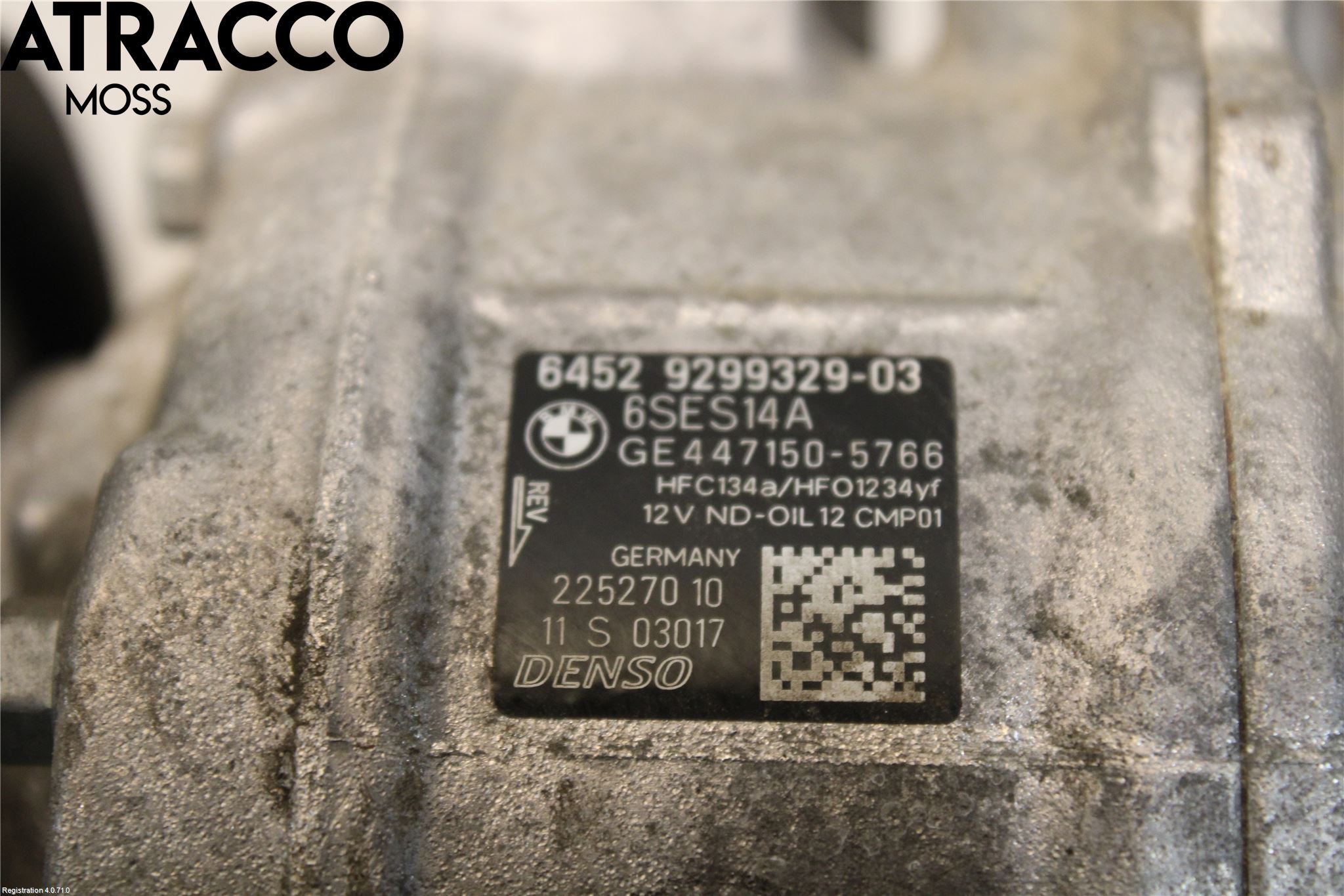 BMW 3 F30/F31/F80 12-19 Varme Ac Kompressor