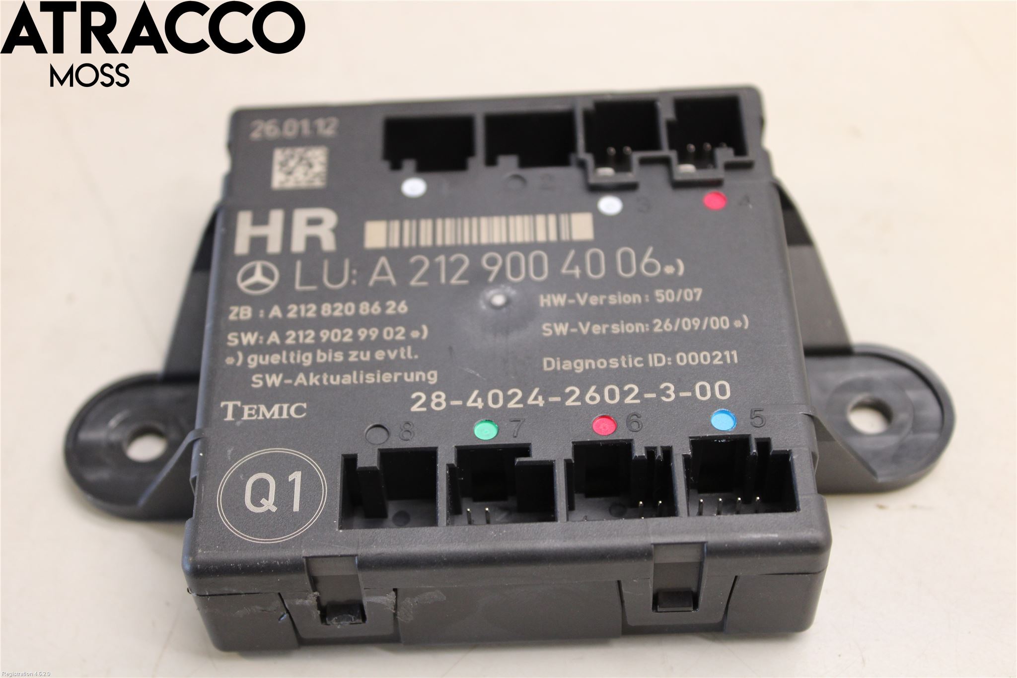 Mercedes-Benz MB C-KLASS (W204) 07-15 Styreenhet Dør