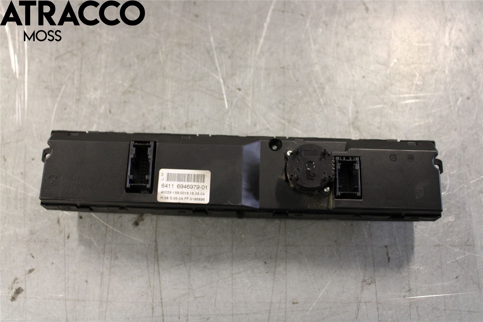 BMW 5 E60/61 Sed/Tou 02-10 Varme Ac Betjening-Display