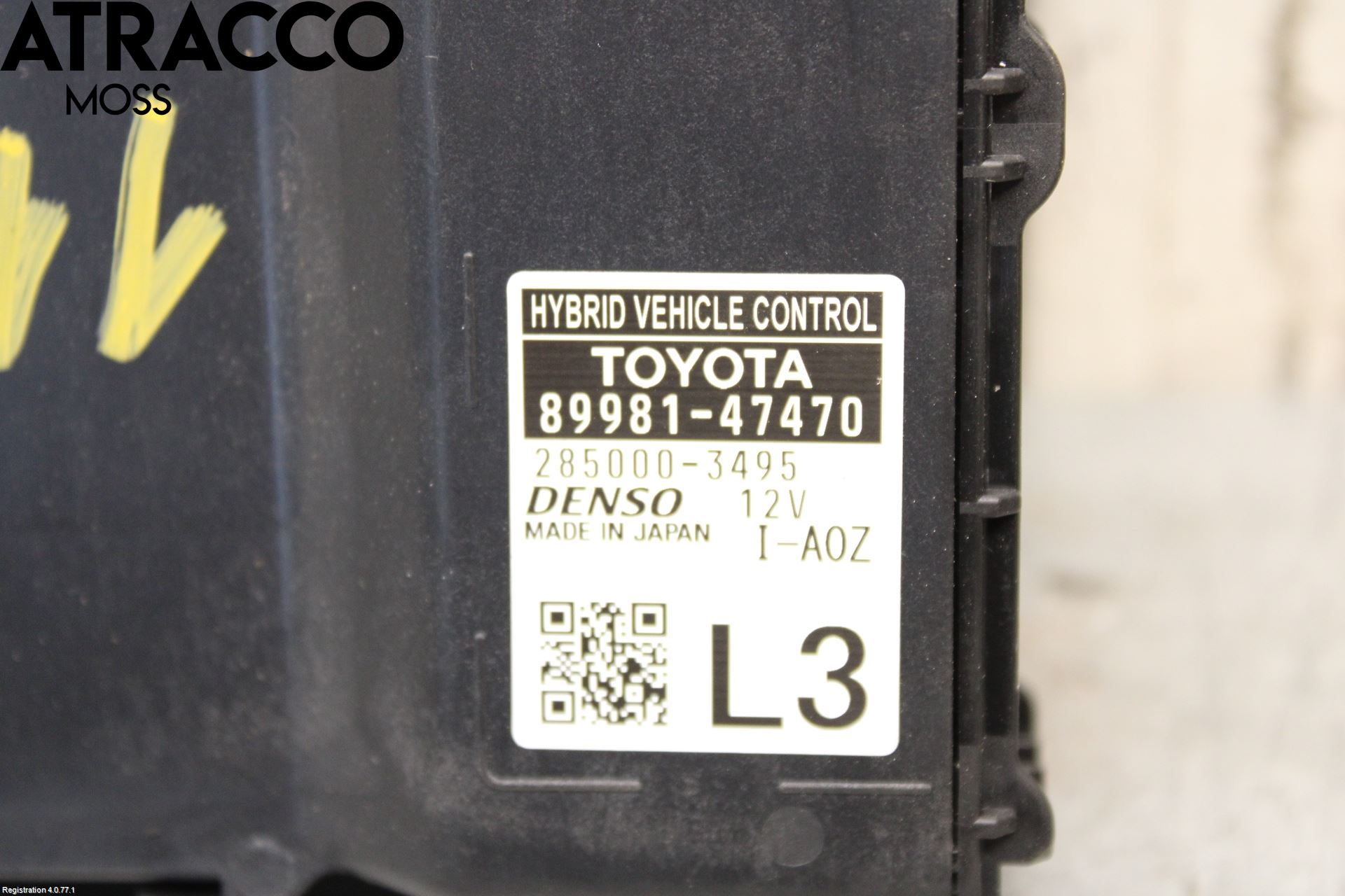 Toyota PRIUS (ZVW50) 16-21 Styreenhet Øvrig