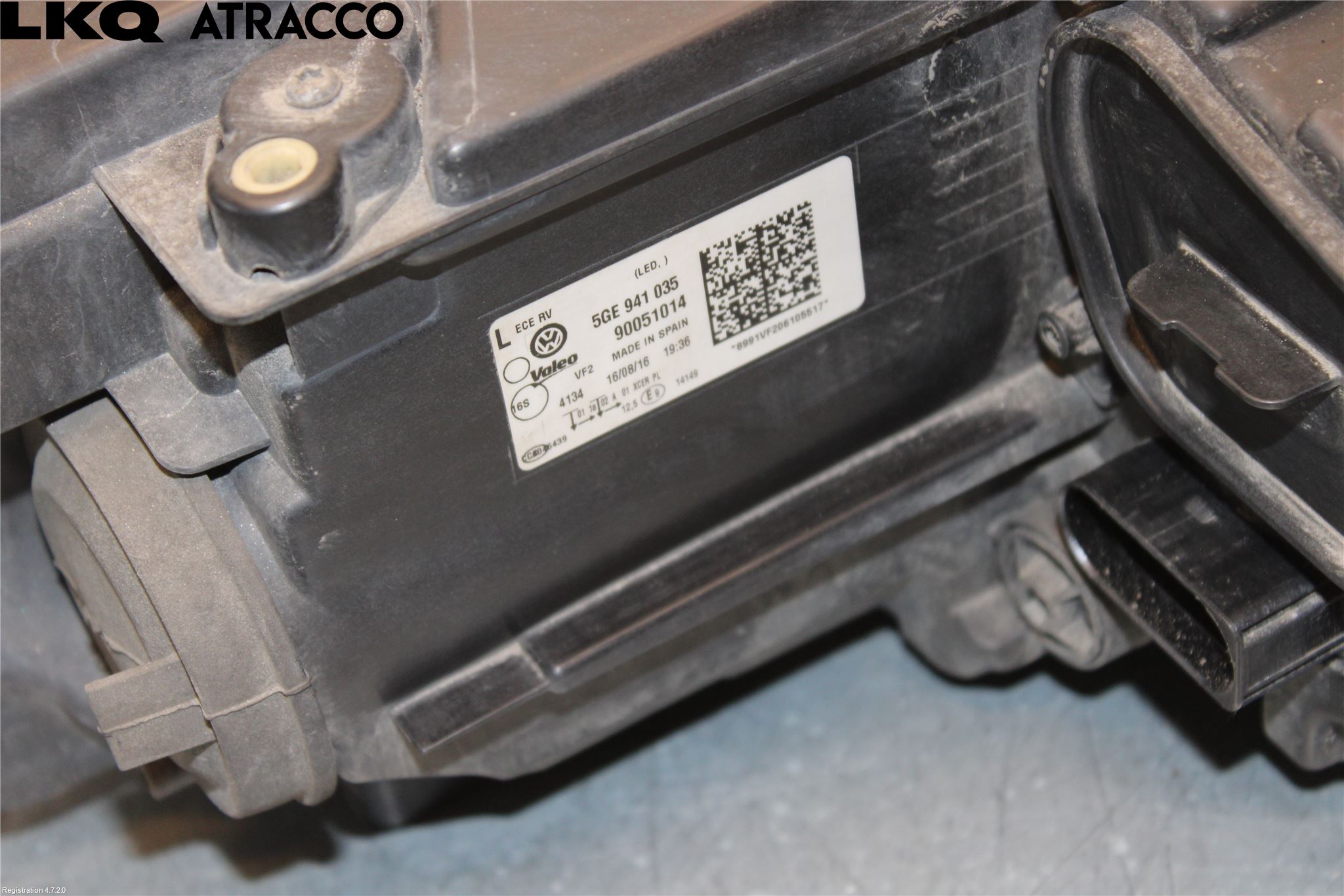 Volkswagen VW GOLF / E-GOLF VII 13-20 Frontlykt Venstre