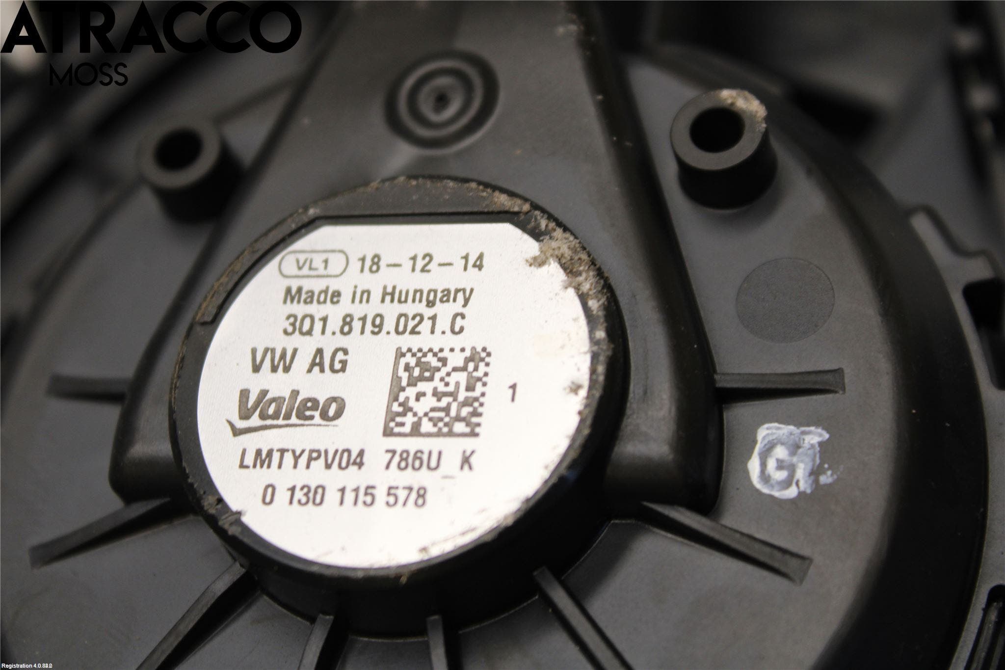 Skoda KODIAQ 17-24 Varme Ac Varmeapparatvifte