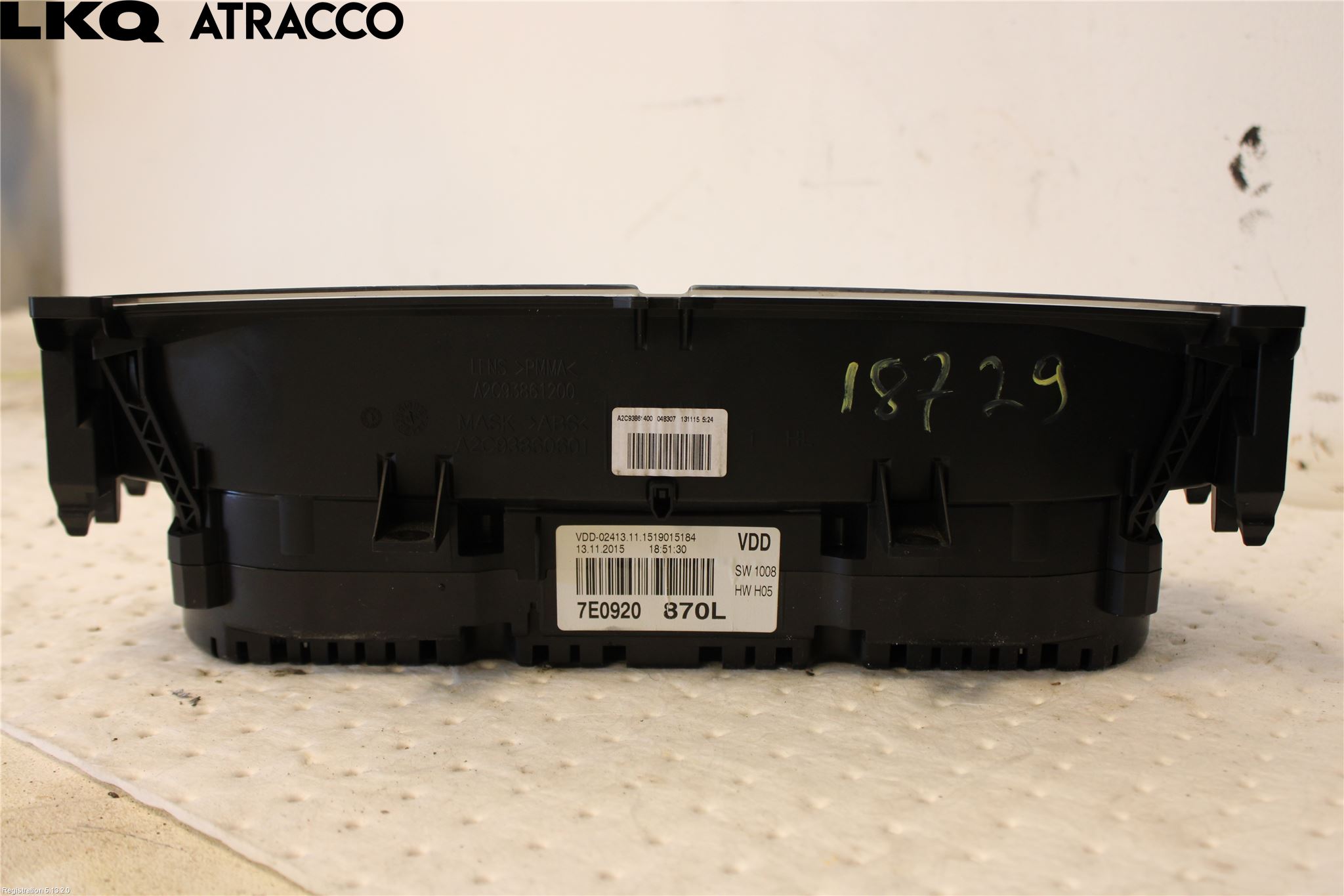 Volkswagen VW TRANSP/CARAVELLE (T6) 16-22 Instr Speedometer