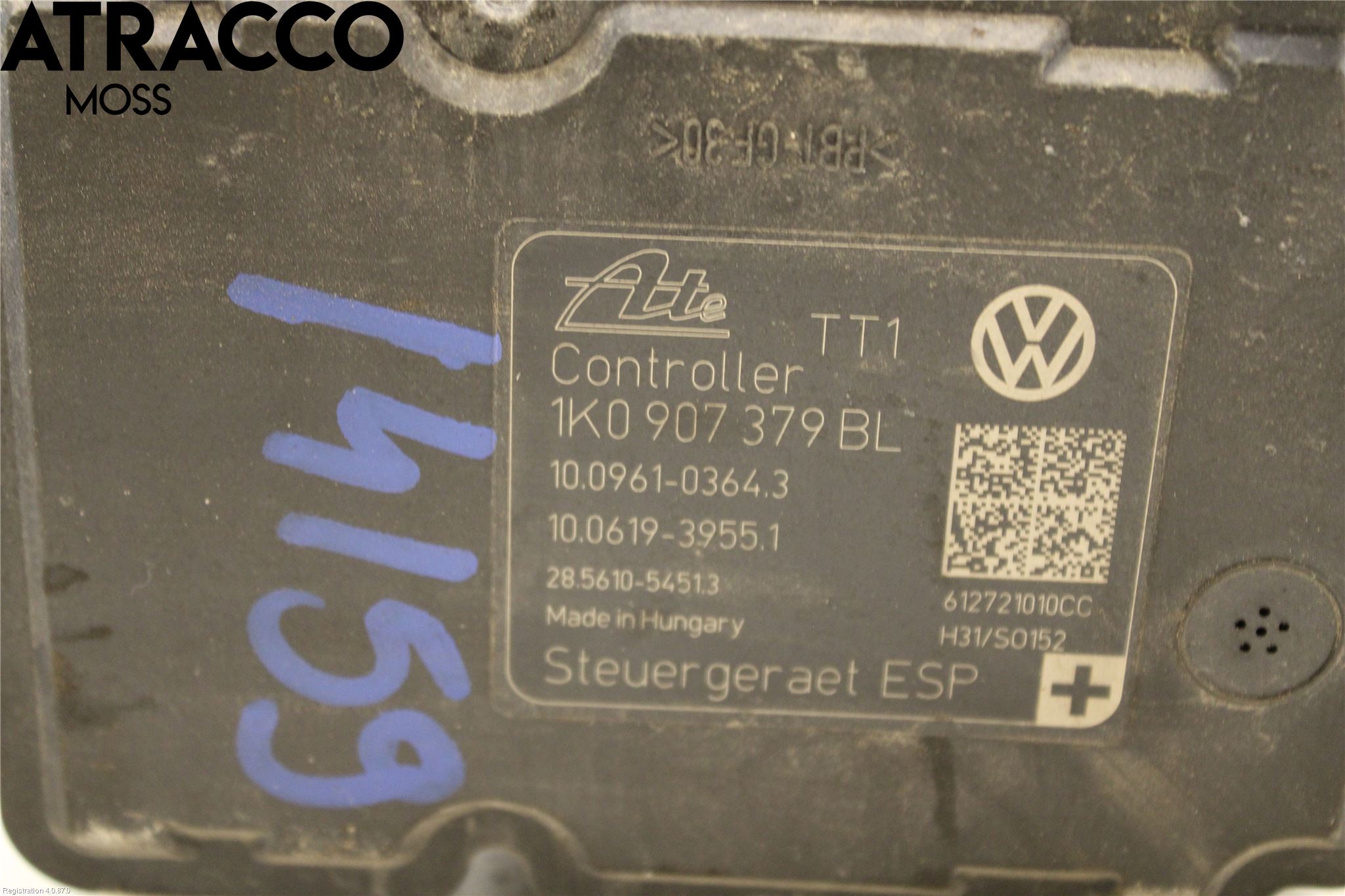 Volkswagen VW GOLF VI 09-13 Abs Hydraulikkaggregat