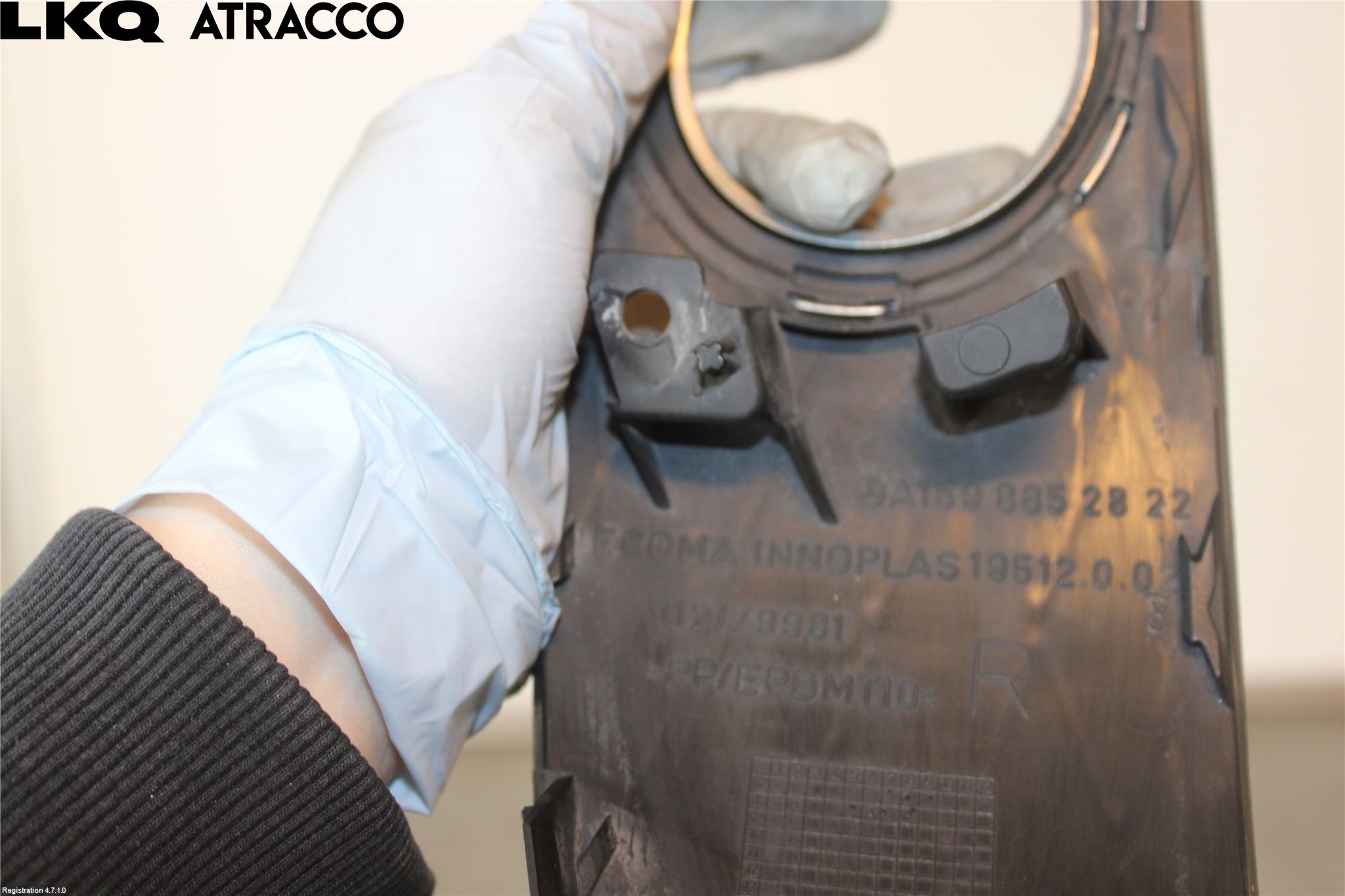 Mercedes-Benz MB B-KLASS (W245) 05-12 Frontlykt Kurve-Tåkelys Ramme