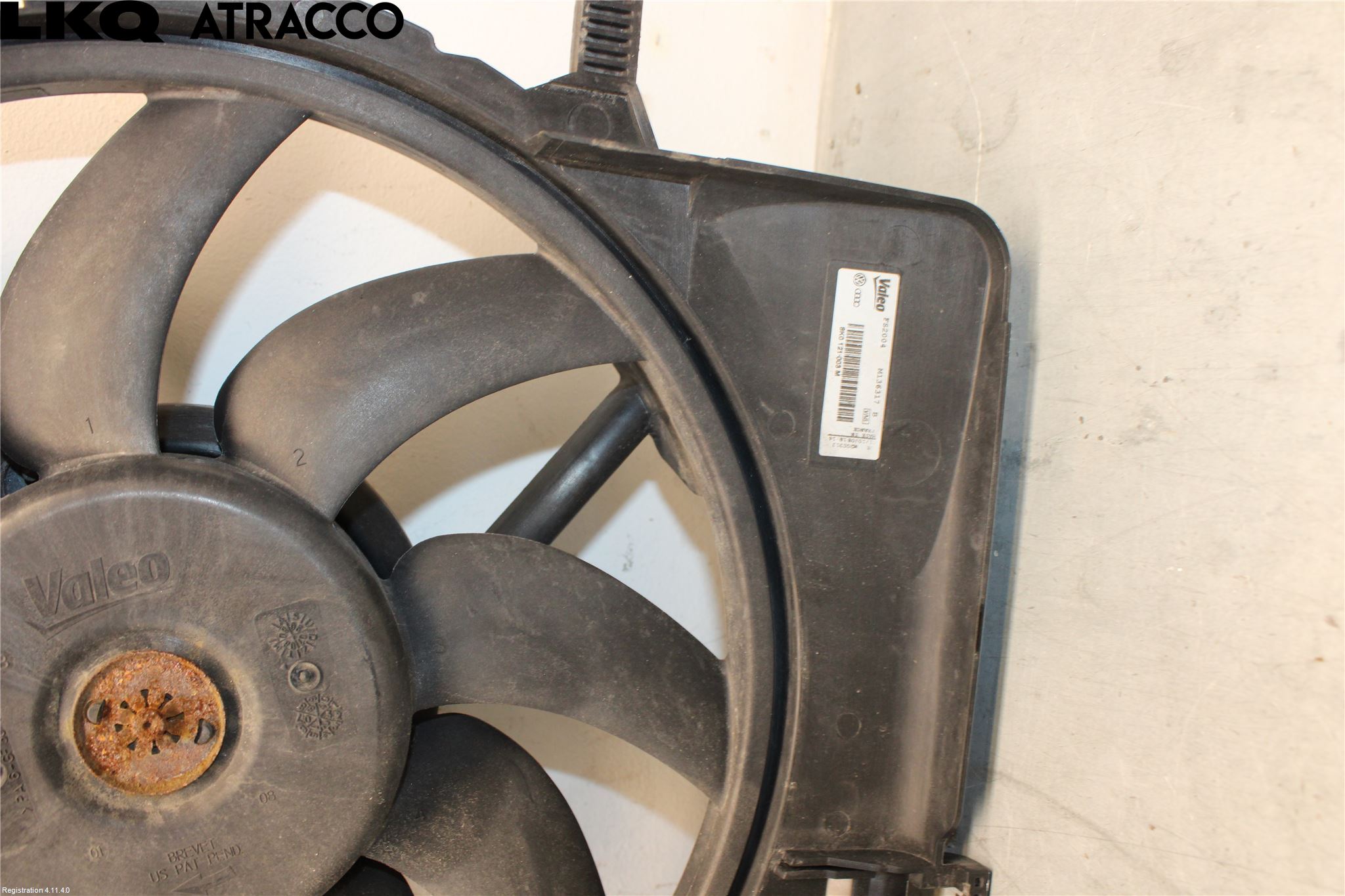 Audi A4/S4 08-11 Kjølevifte Elektrisk