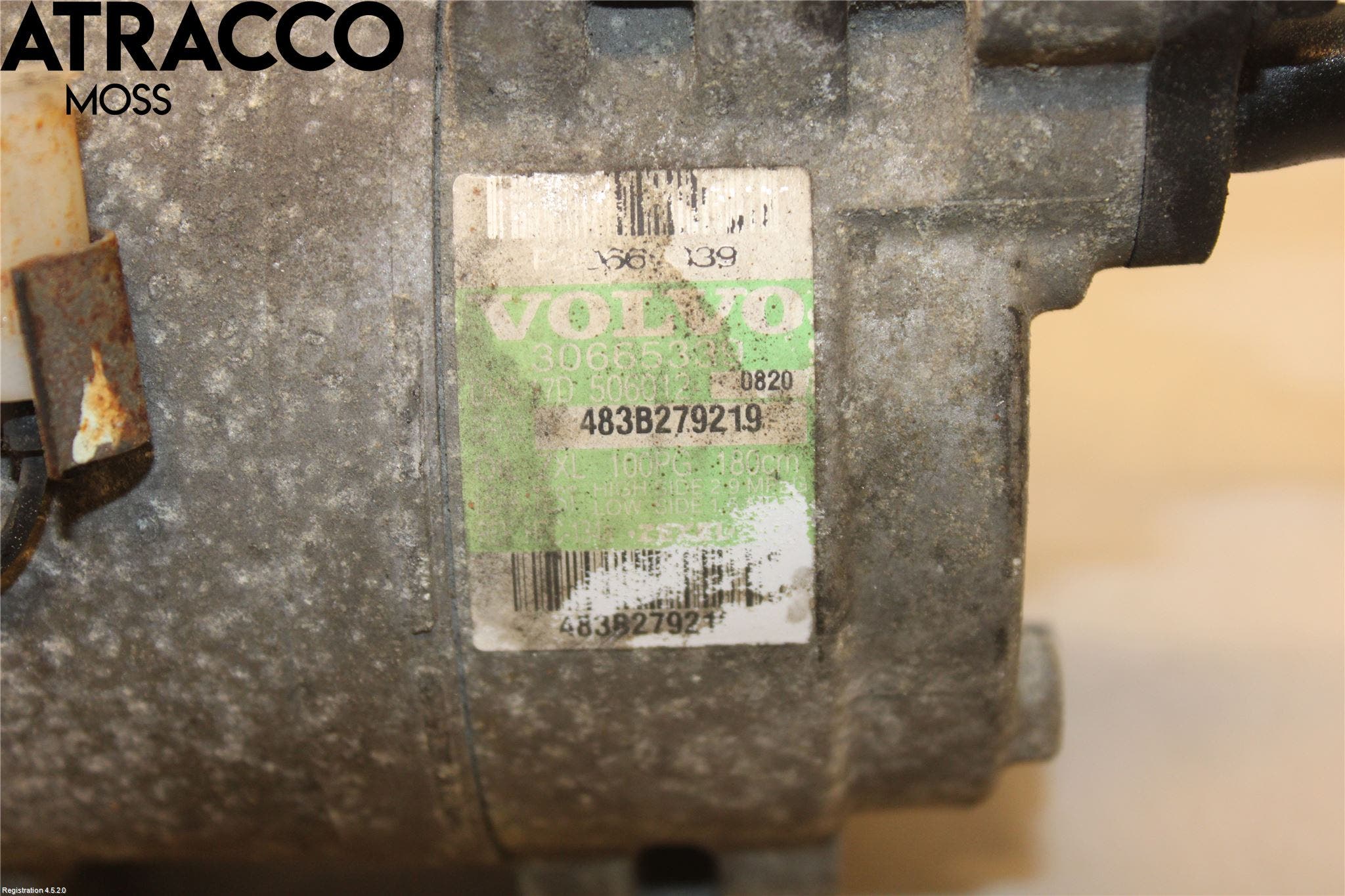 Volvo XC90 03-06 Varme Ac Kompressor