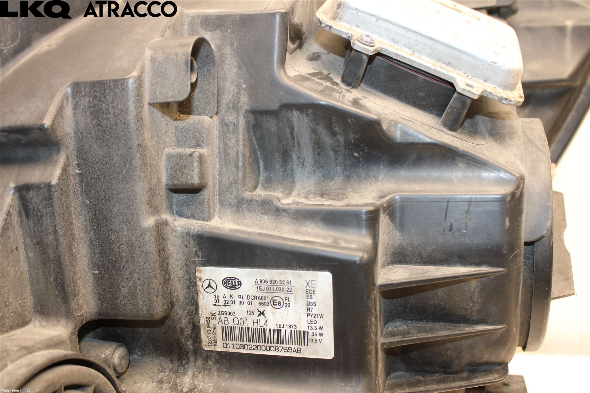 Mercedes-Benz MB SPRINTER (W906) 06-18 Frontlykt Høyre