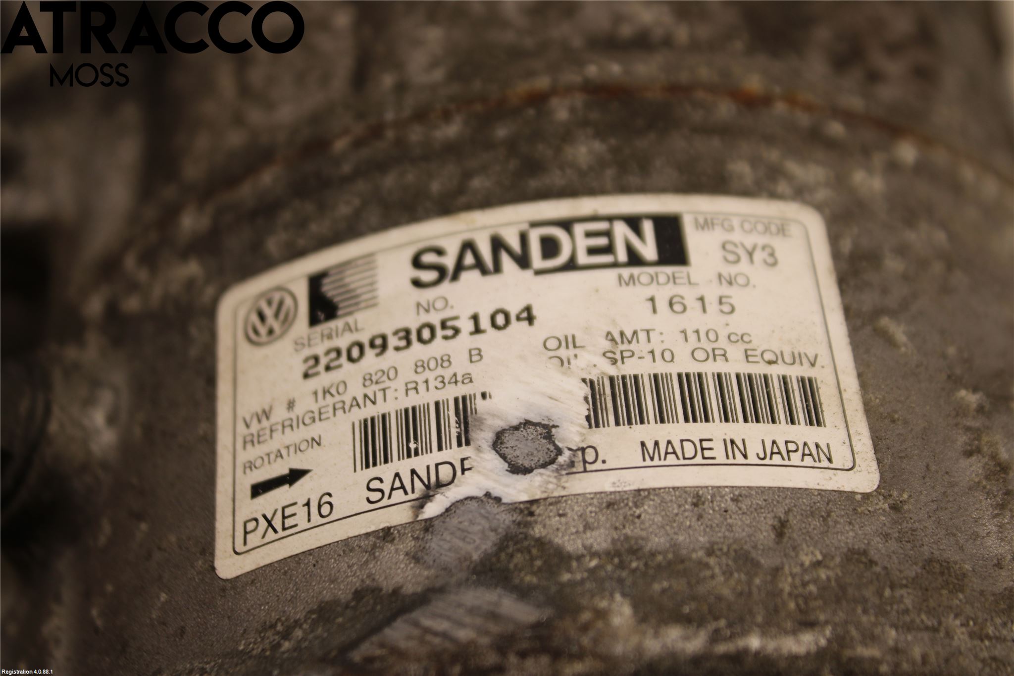 Volkswagen VW SHARAN 11- Varme Ac Kompressor