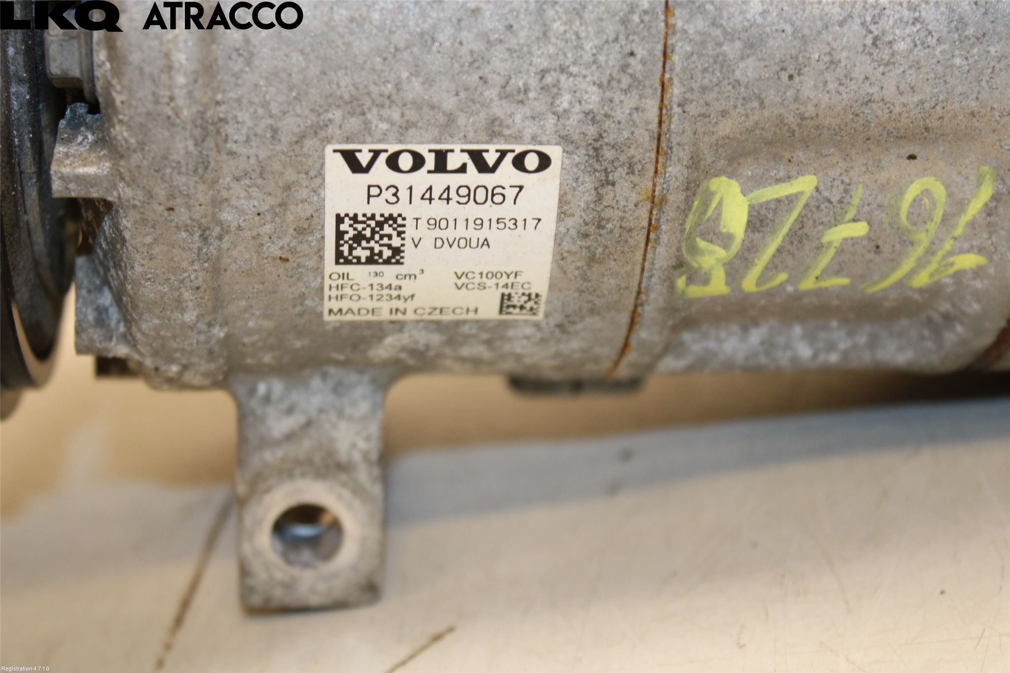 Volvo V60 19- Varme Ac Kompressor