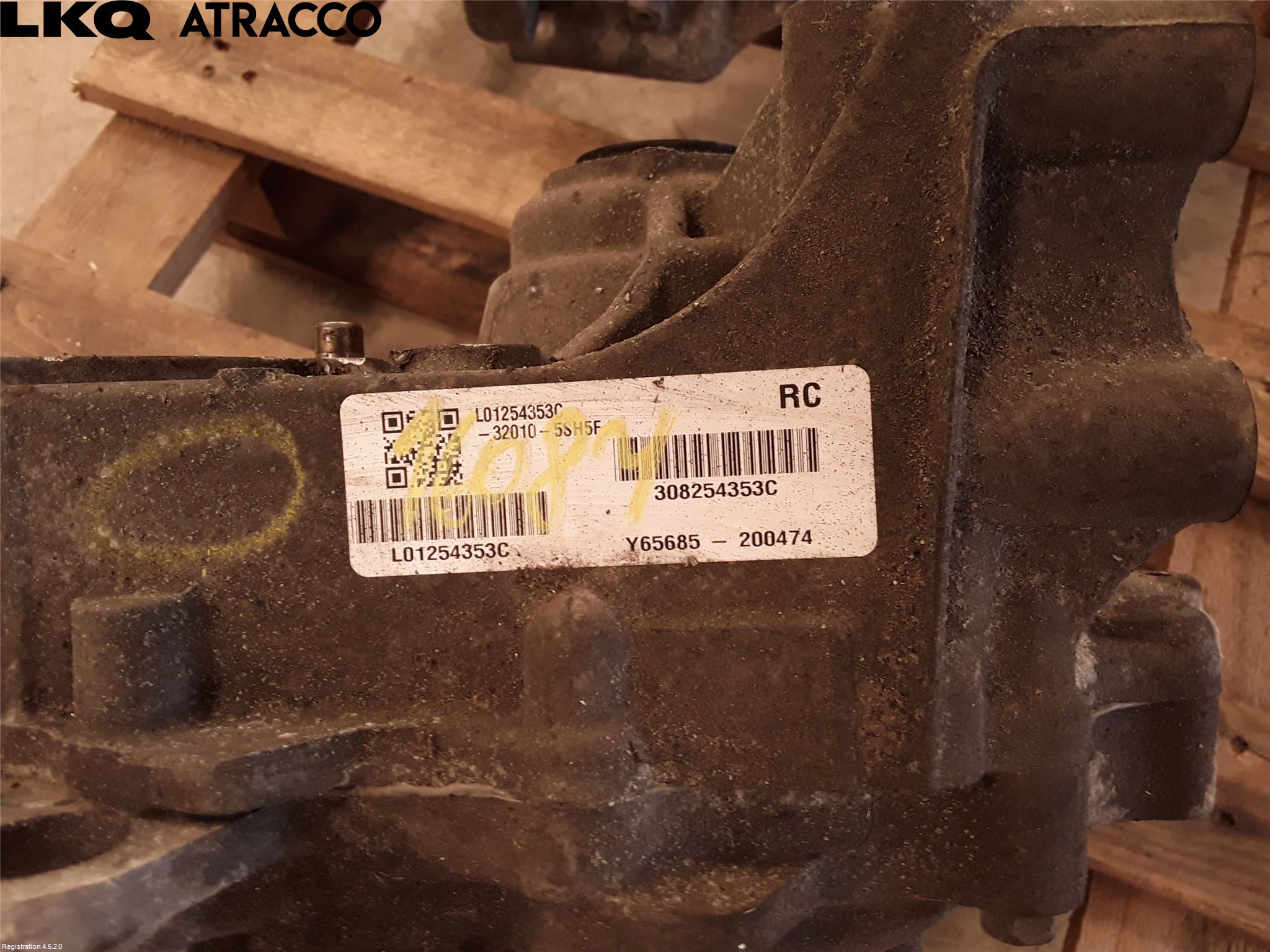 Nissan LEAF 18- Gearkasse Fordelingskasse