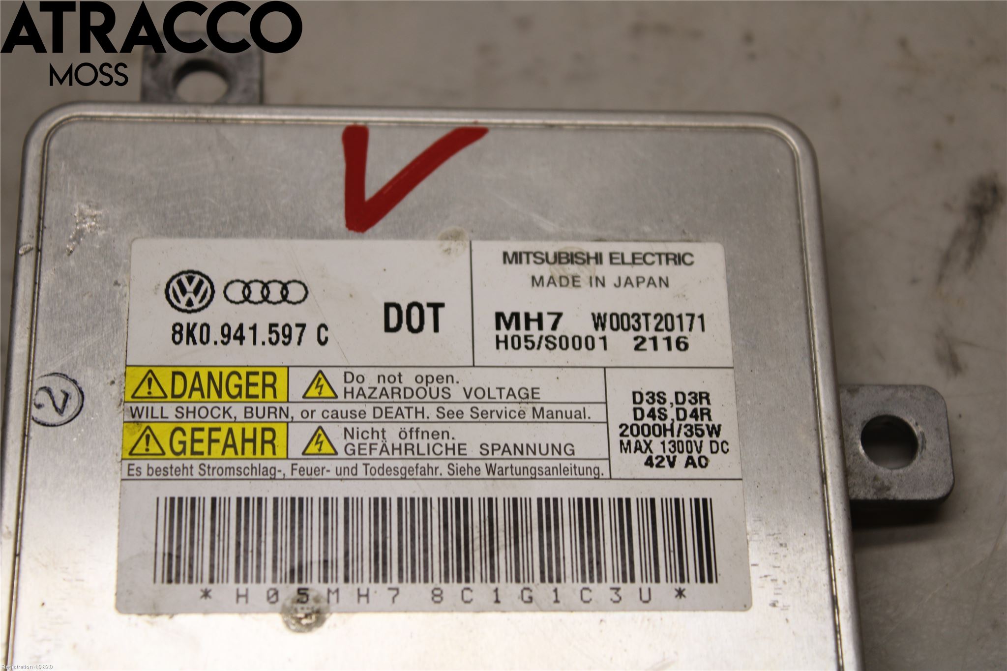 Volkswagen VW TIGUAN 07-16 Styreenhet Xenon