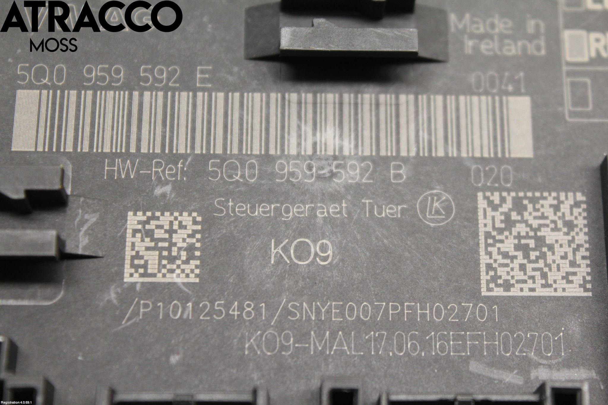 Volkswagen VW PASSAT 15-19 Styreenhet Dør