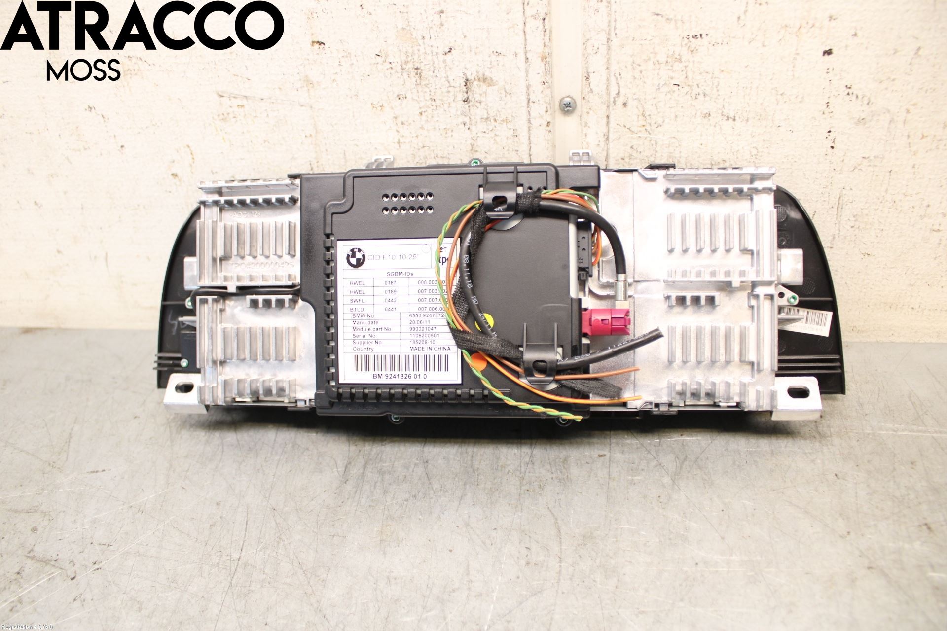 BMW 5 F10/F11/F18 09-17 Multifunktionsdisplay